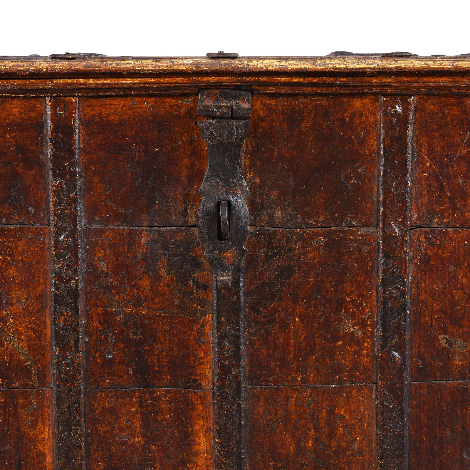 Iron Bound Indian Chest From Gujarat - 19thC - Image 4