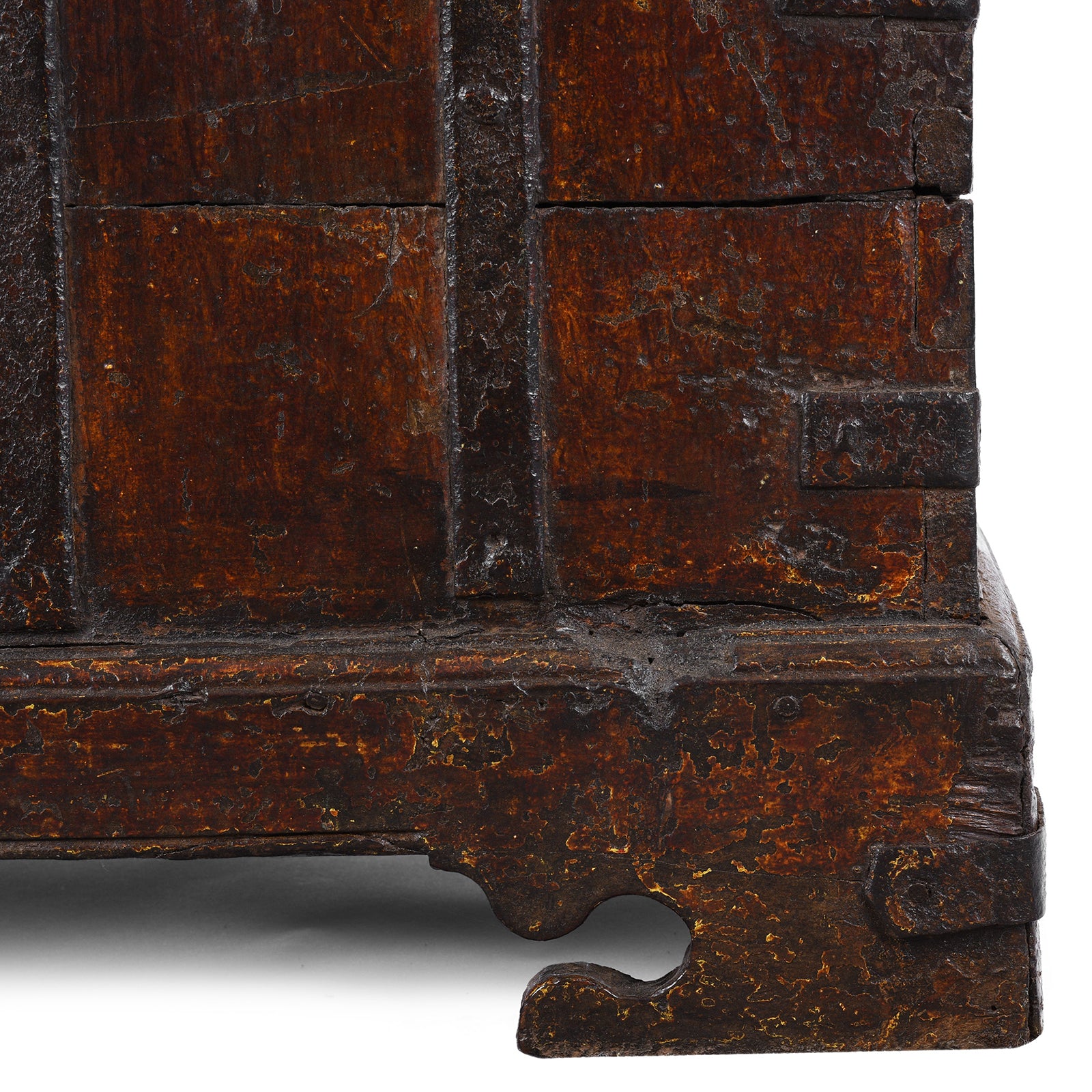 Iron Bound Indian Chest From Gujarat - 19thC - Image 6