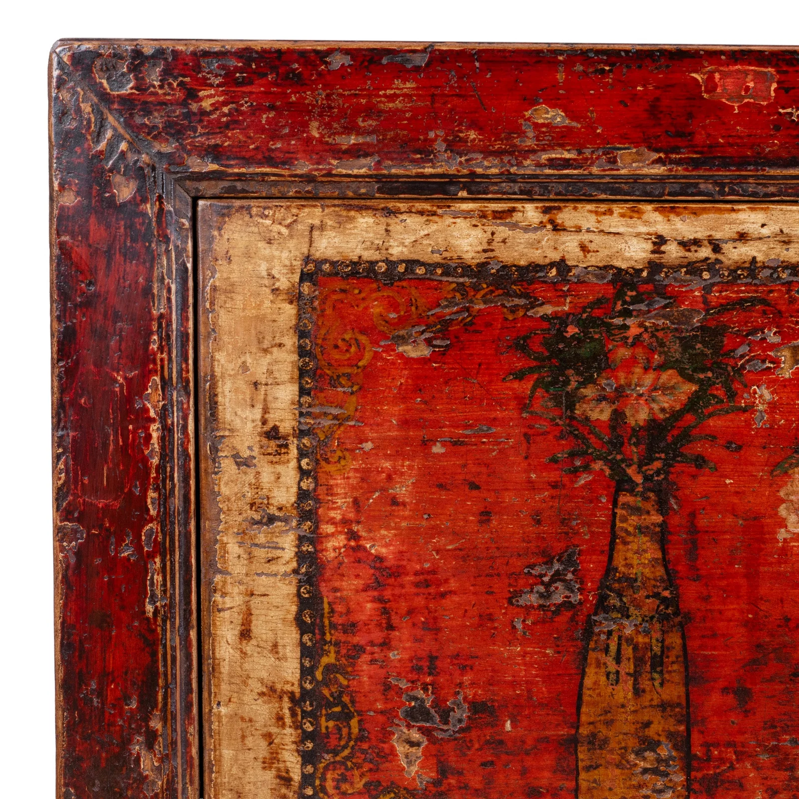 Painted 3 Drawer Sideboard From Mongolia - 19th Century - Image 2