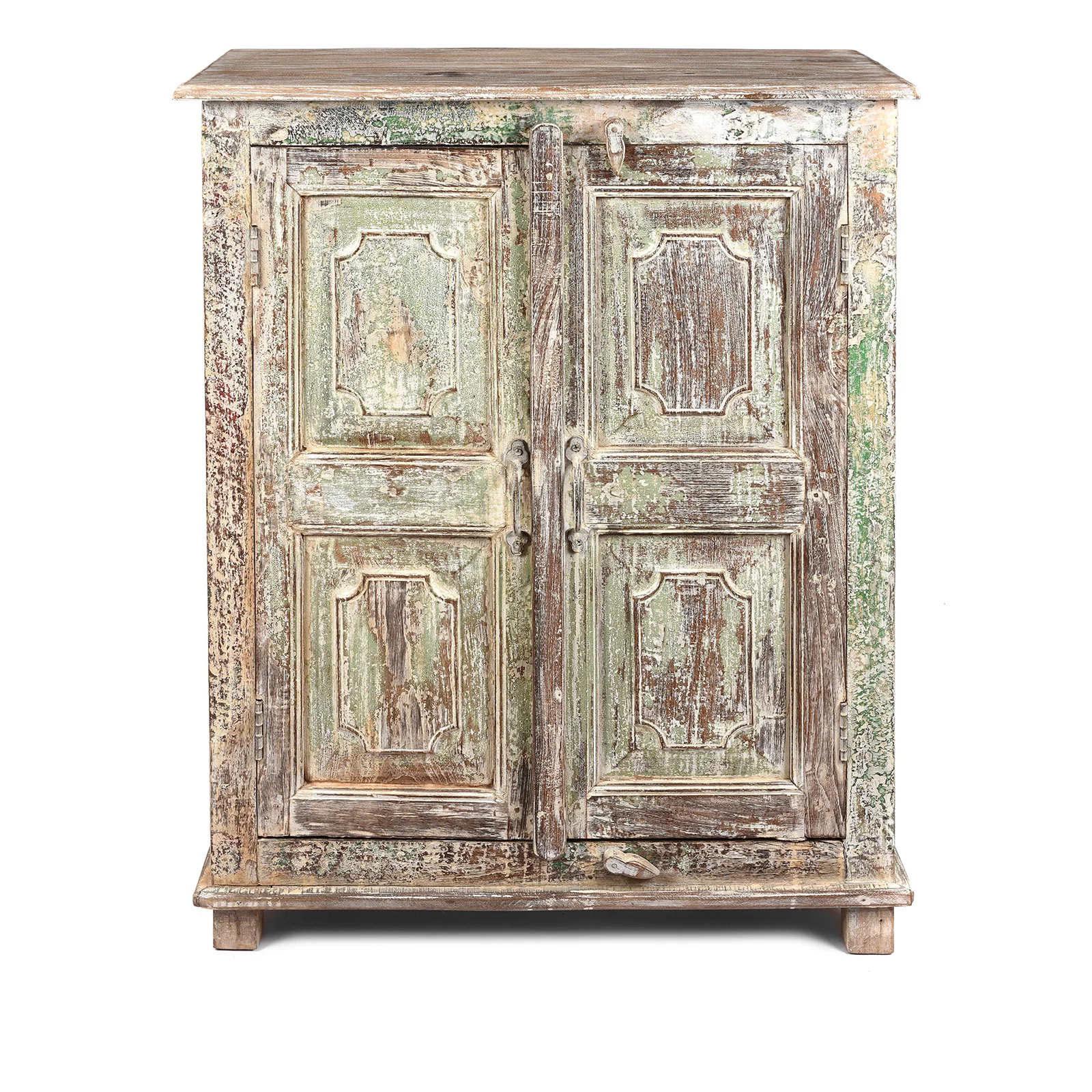 2 Door Cabinet Made From Reclaimed Teak
