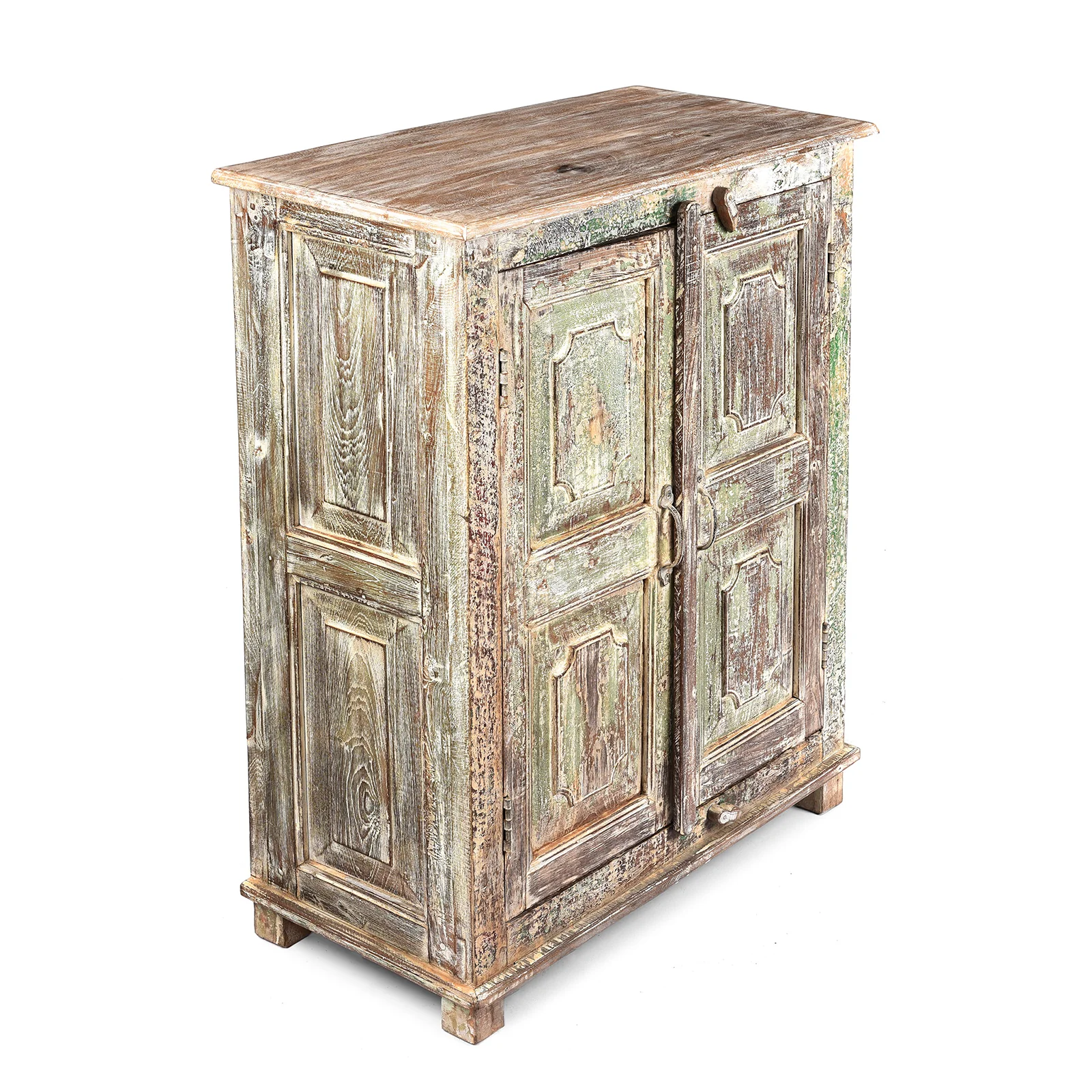2 Door Cabinet Made From Reclaimed Teak - Image 3