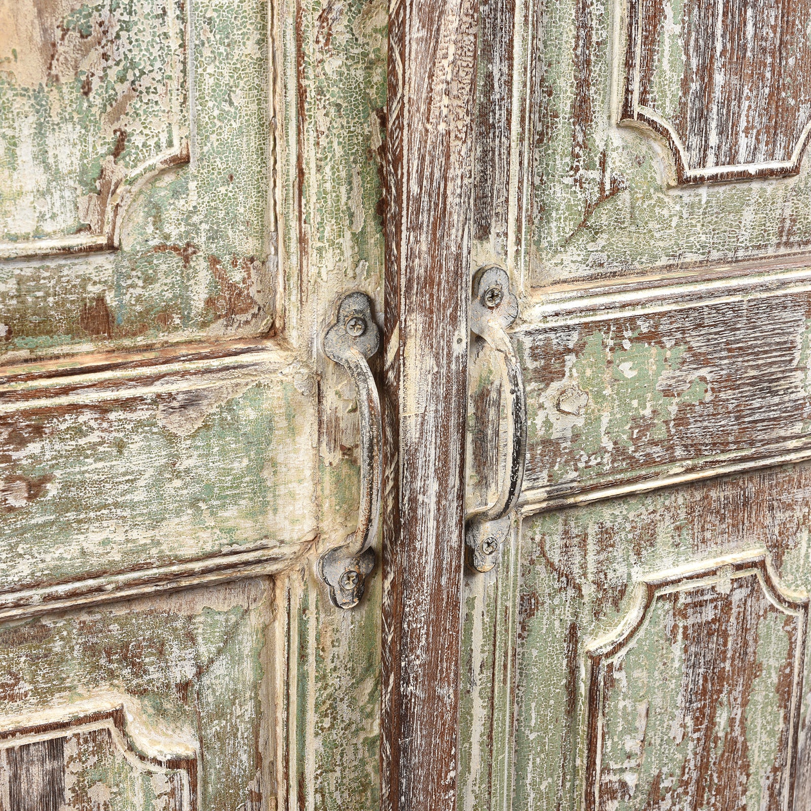 2 Door Cabinet Made From Reclaimed Teak - Image 5
