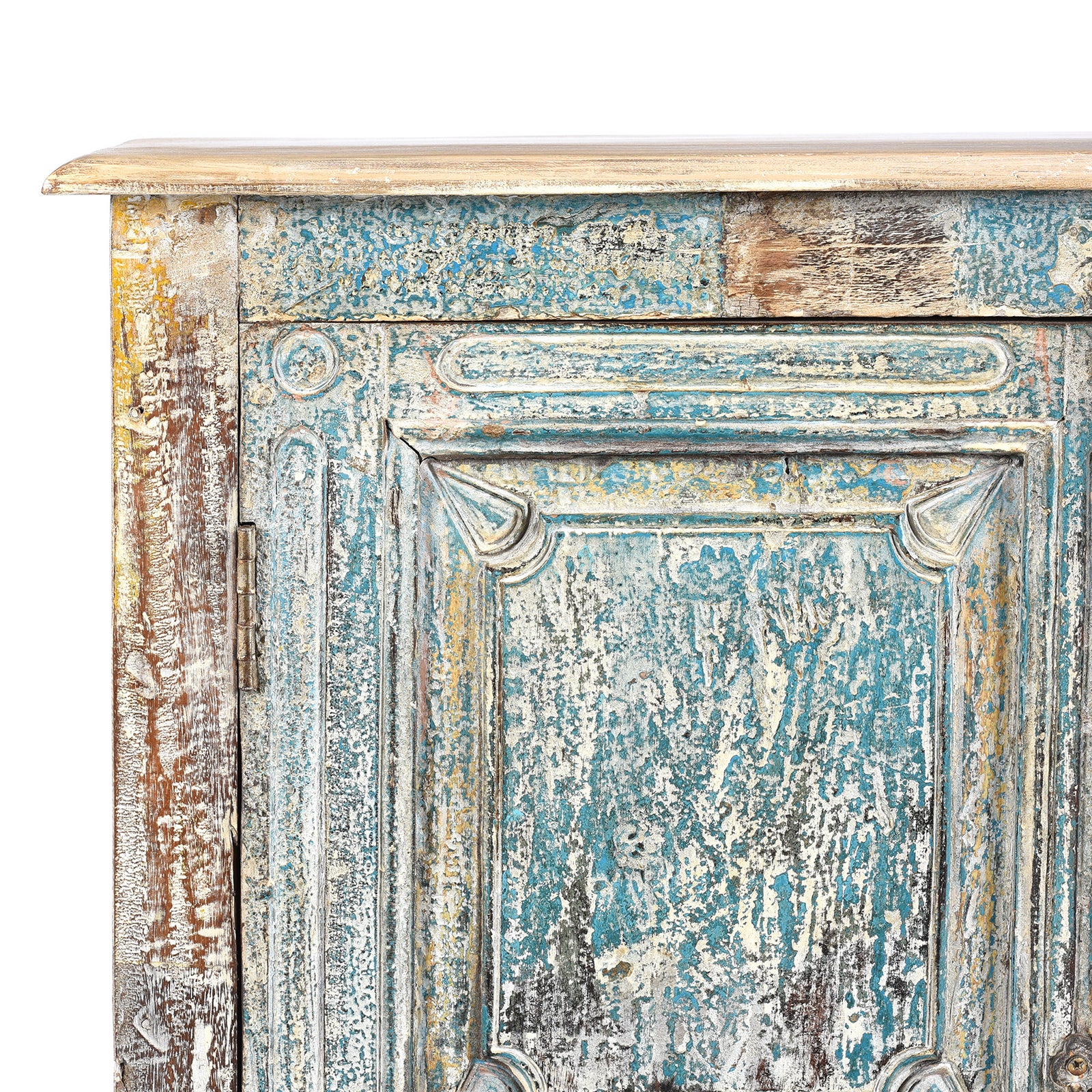 2 Door Indian Cabinet Made From Reclaimed Teak - Image 2