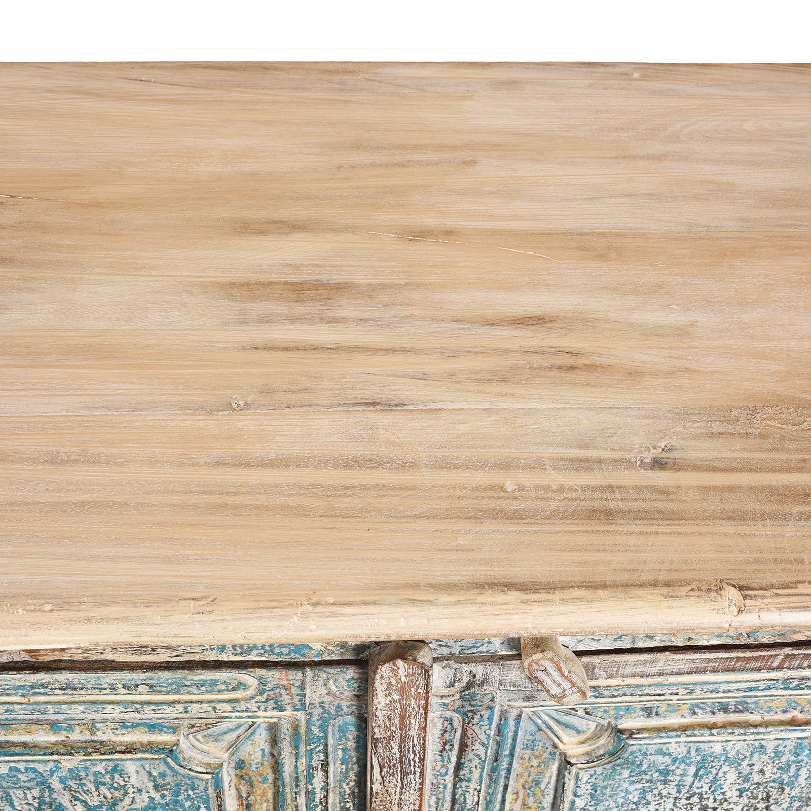 2 Door Indian Cabinet Made From Reclaimed Teak - Image 7