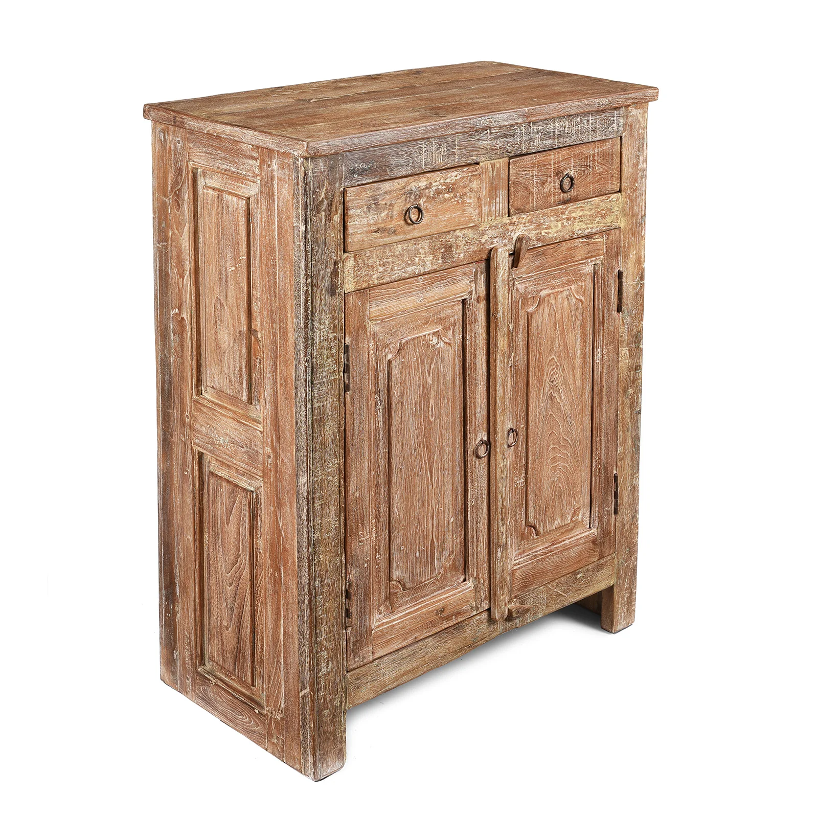 2 Door Kitchen Cabinet Made From Reclaimed Teak - Image 2