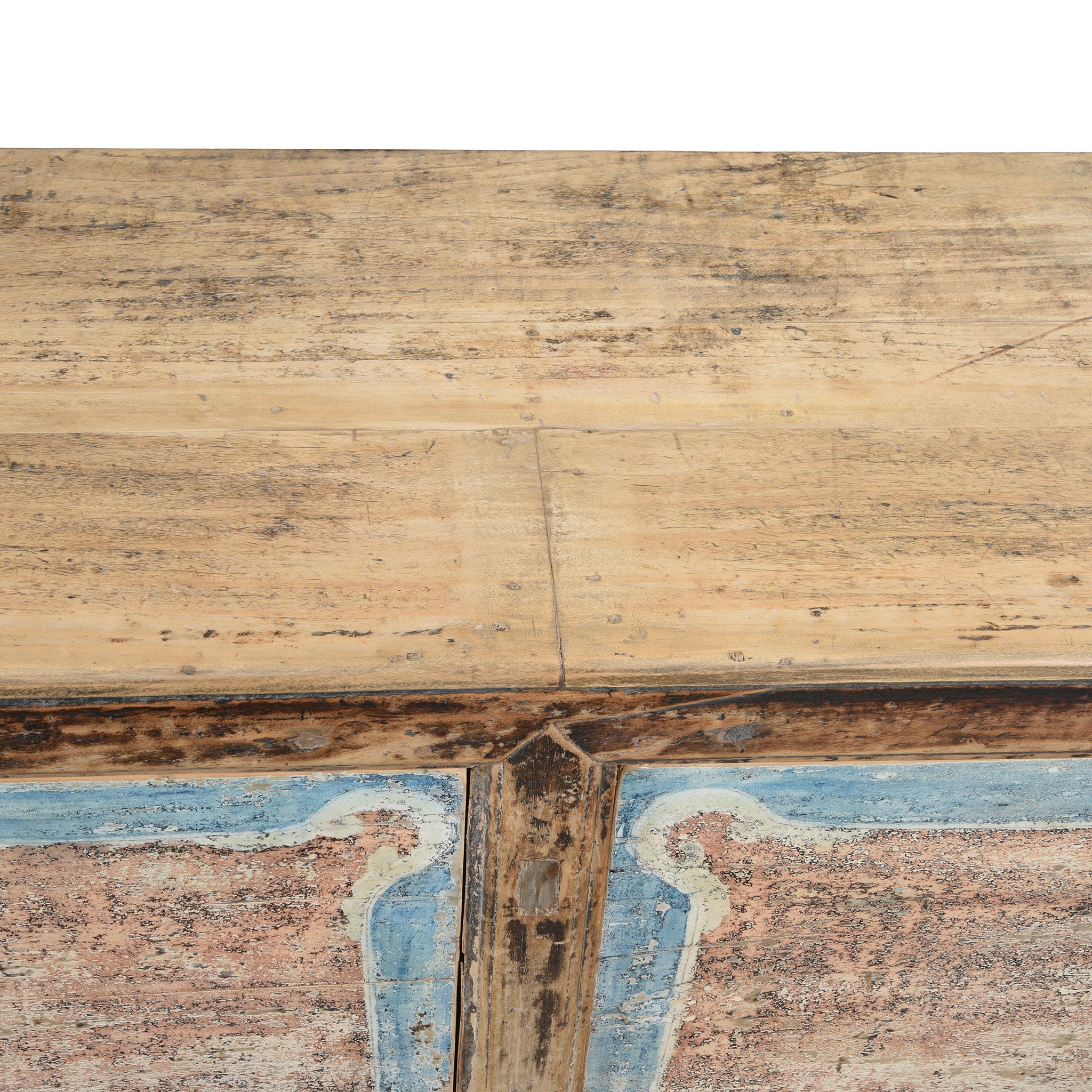 2 Door Painted Sideboard From Mongolia - Ca 1920 - Image 8