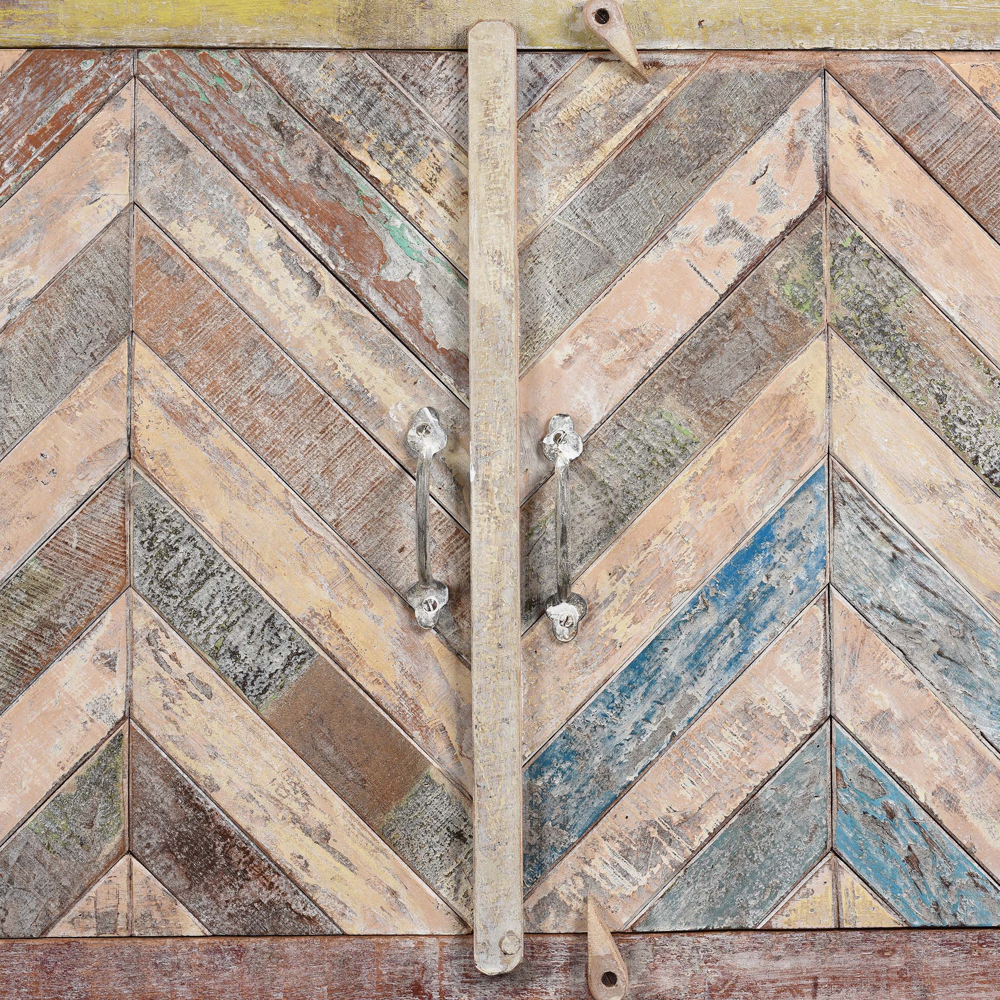 2 Door Cabinet Made From Reclaimed Teak - Image 6