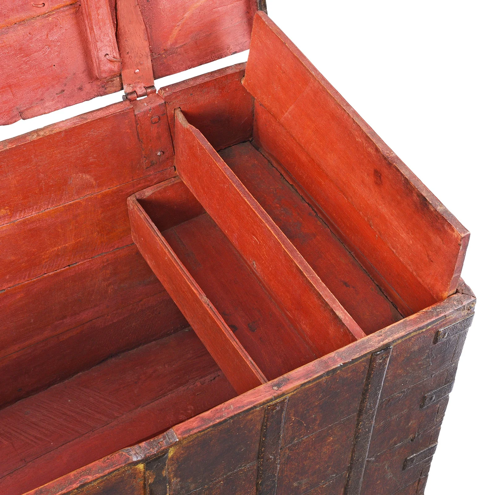 Iron Bound Indian Chest From Gujarat - 19thC - Image 2