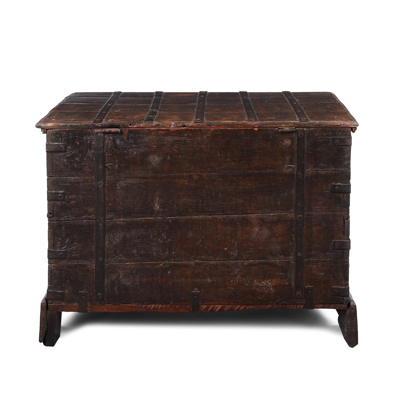 Iron Bound Indian Chest From Gujarat - 19thC - Image 3