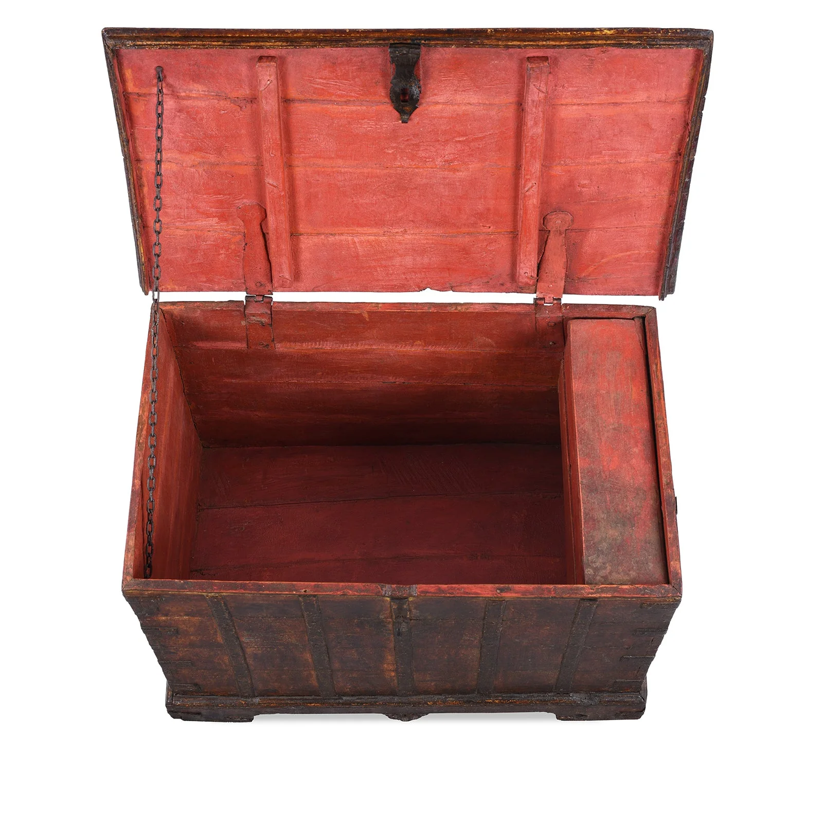 Iron Bound Indian Chest From Gujarat - 19thC - Image 4