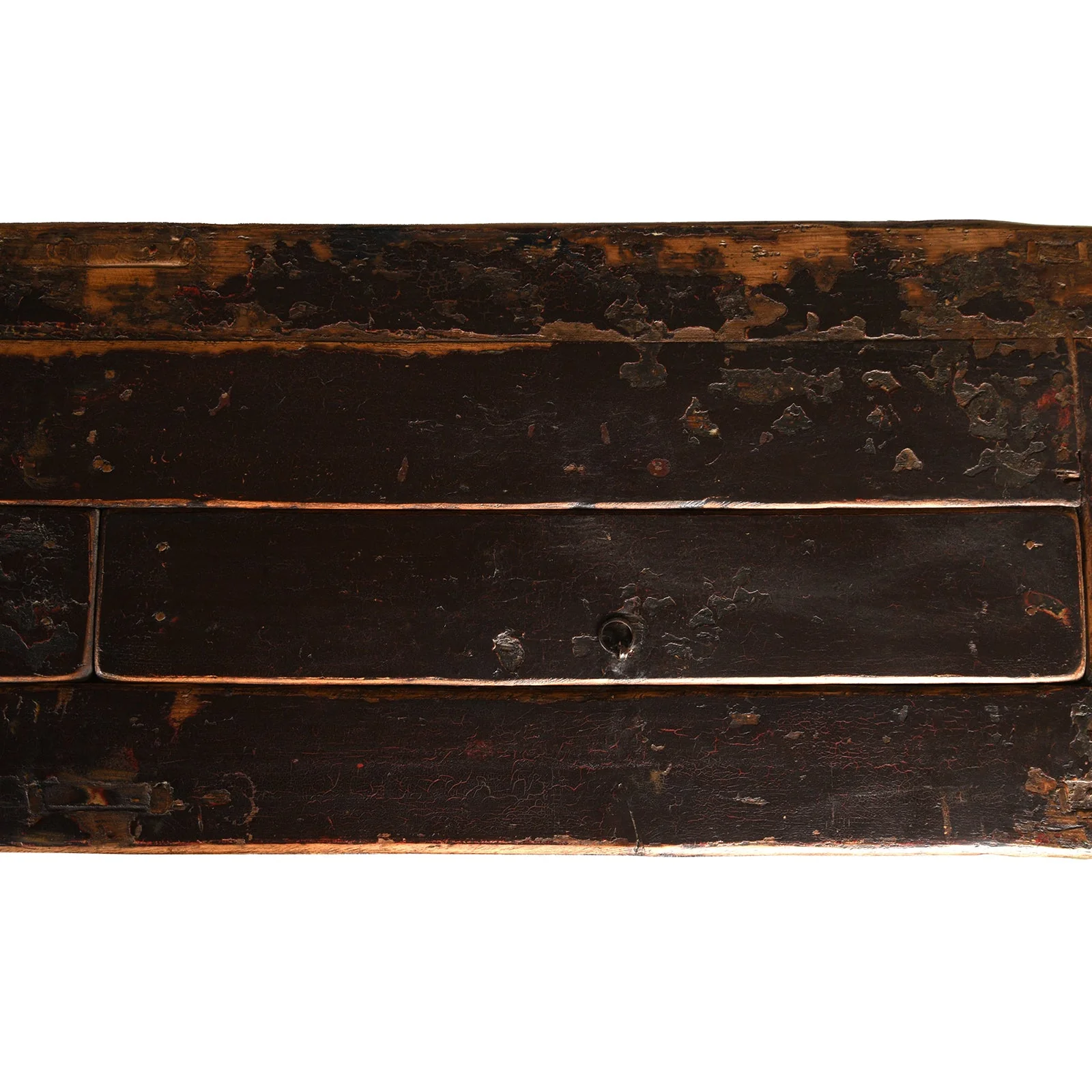 3 Door Painted Mongolian Sideboard - 19th Century - Image 14