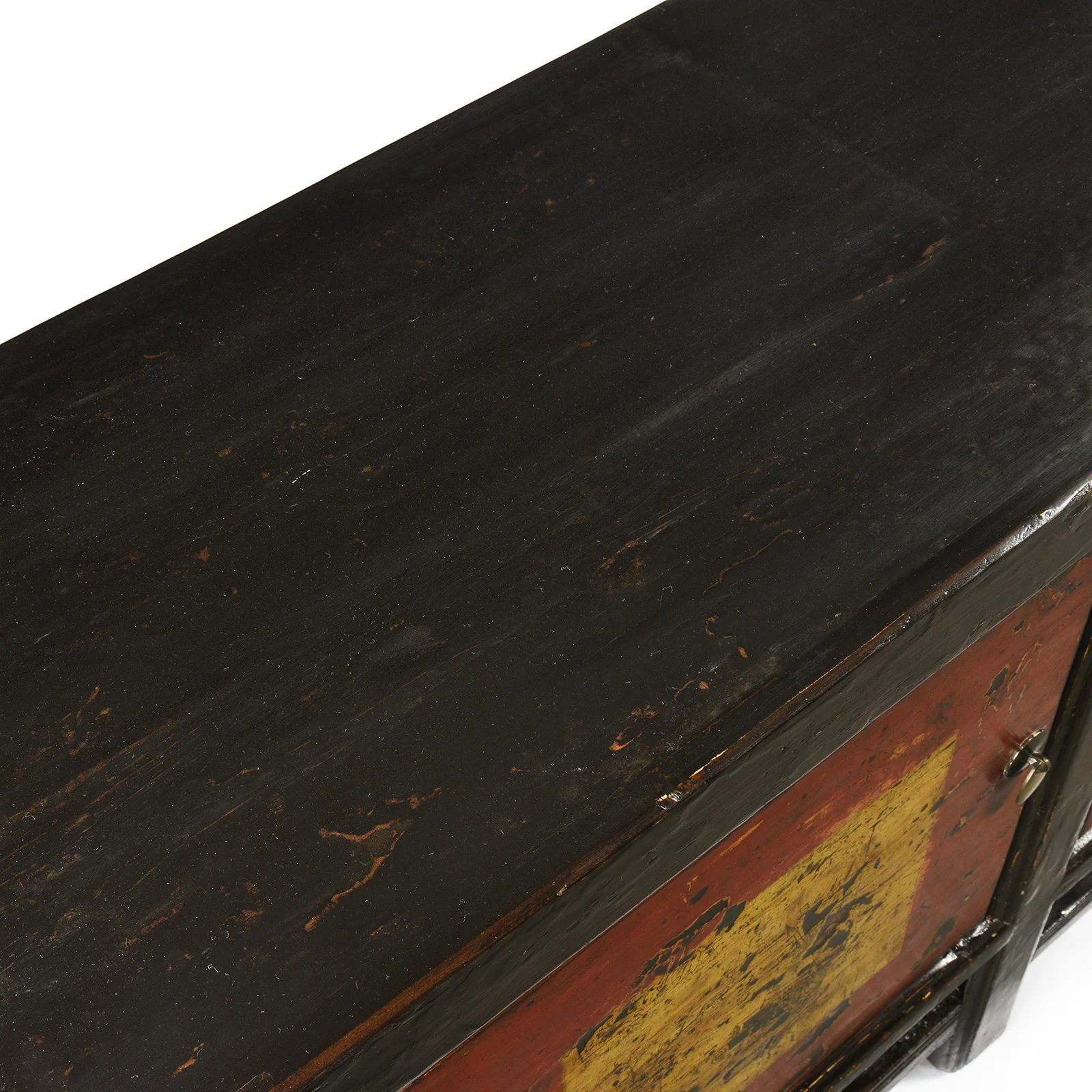3 Door Painted Shanxi Sideboard - Ca 1920 - Image 11