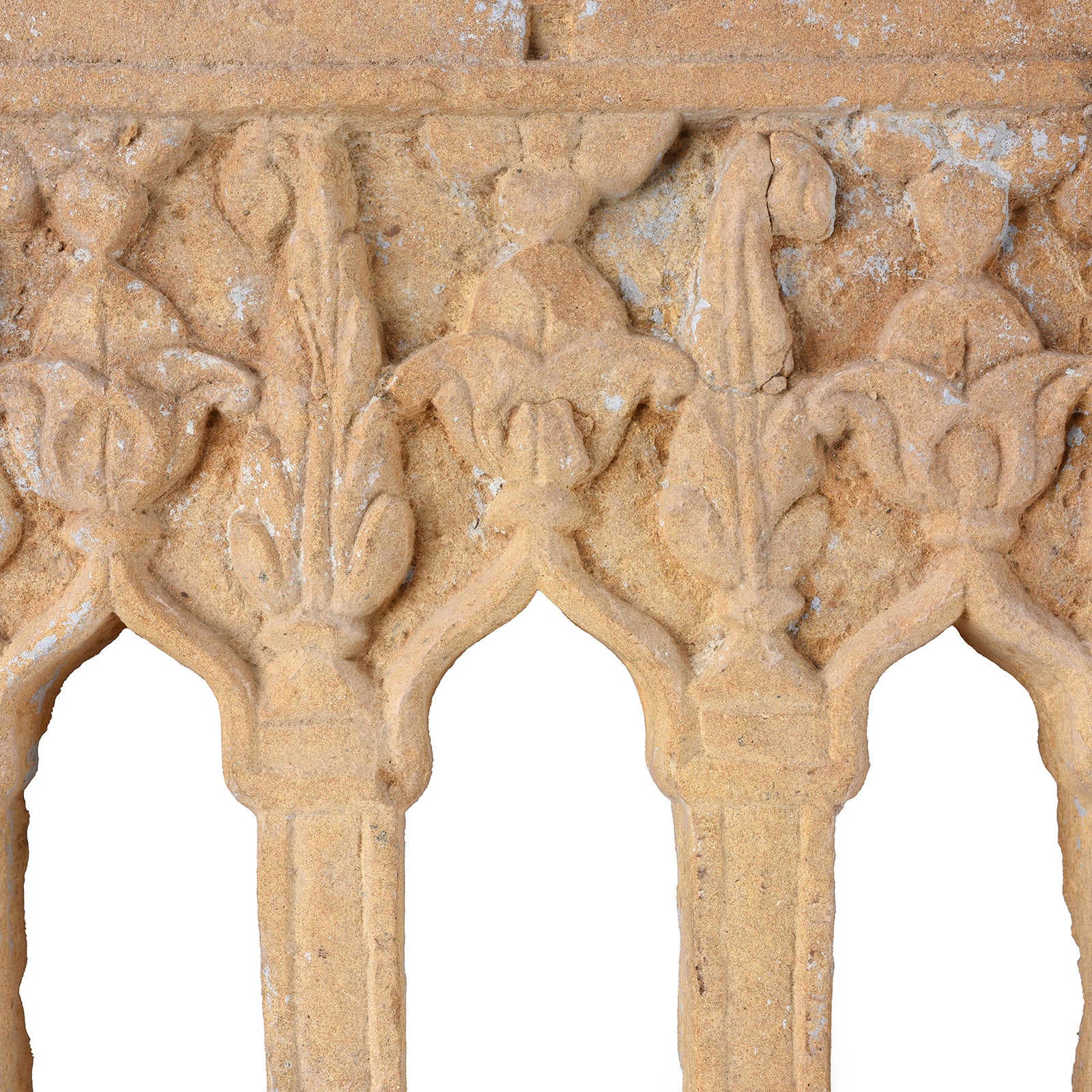 3 Way Stone Lamp Niche From Jaisalmer - 19th Century - Image 4