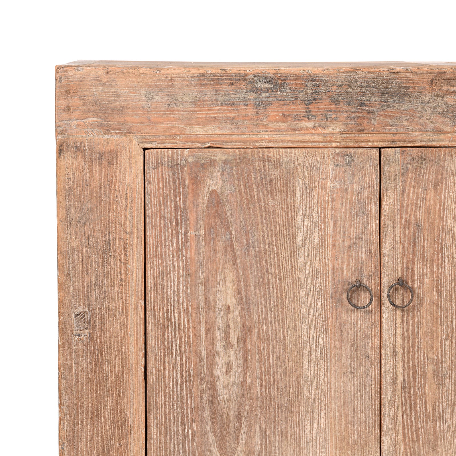 4 Door Rustic Elm Sideboard From Shanxi - 19thC - Image 7