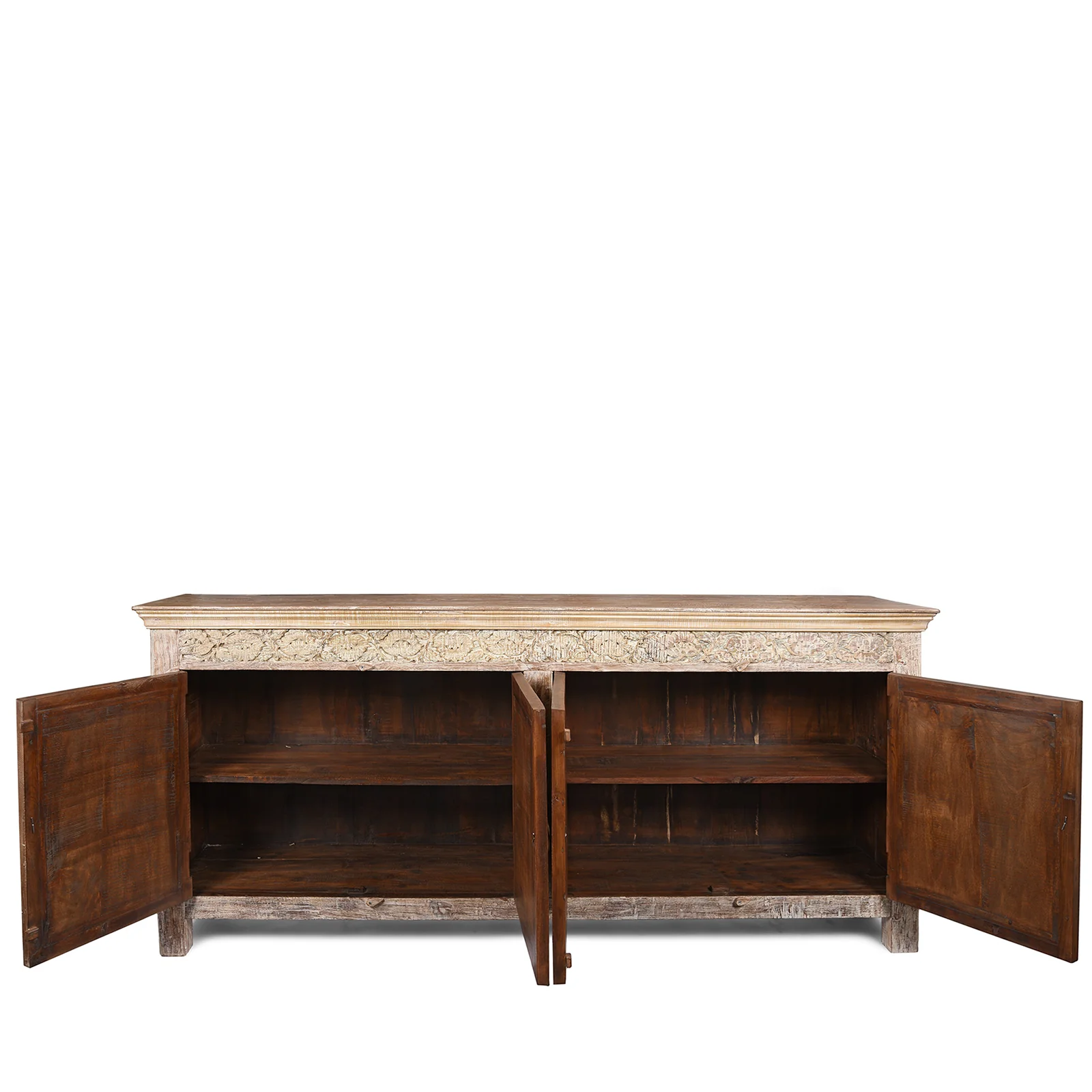 4 Door Sideboard Made From Reclaimed Teak - Image 4