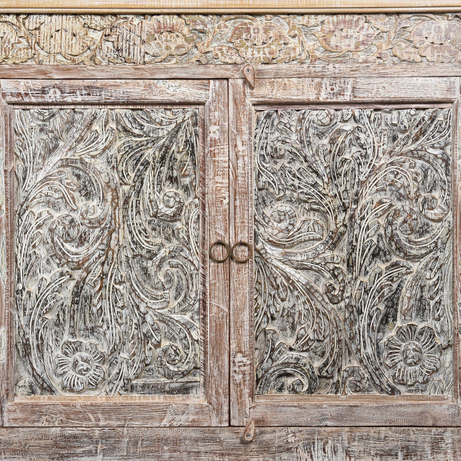 4 Door Sideboard Made From Reclaimed Teak - Image 5