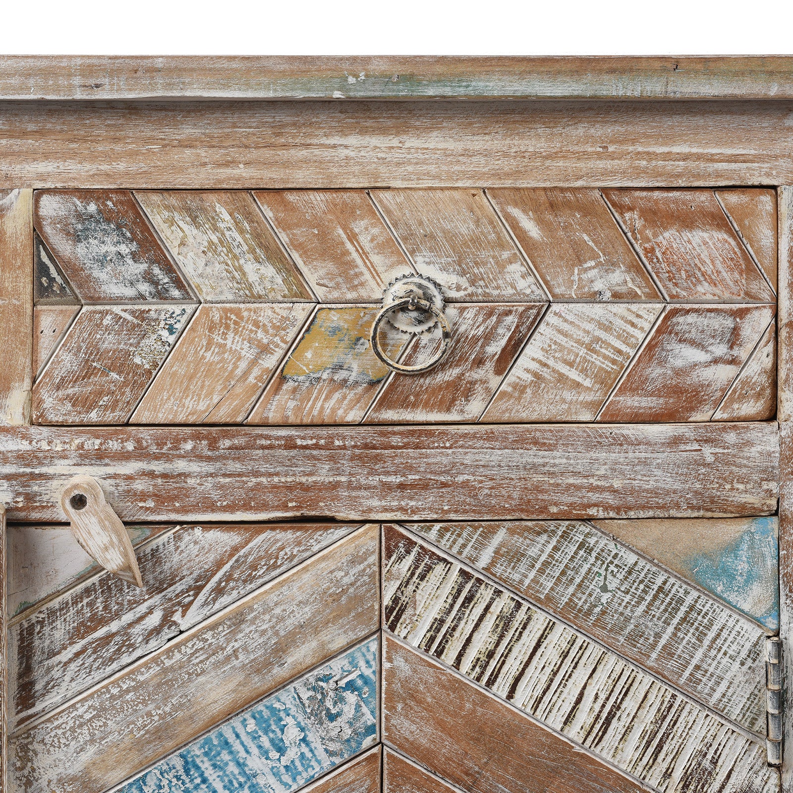 4 Door Sideboard Made From Reclaimed Teak - Image 7