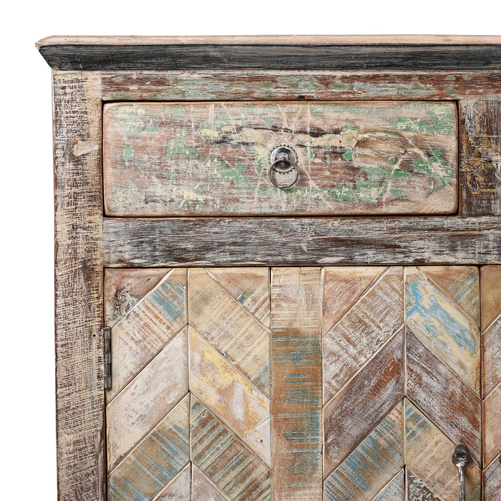 4 Door Sideboard Made From Reclaimed Teak - Image 3