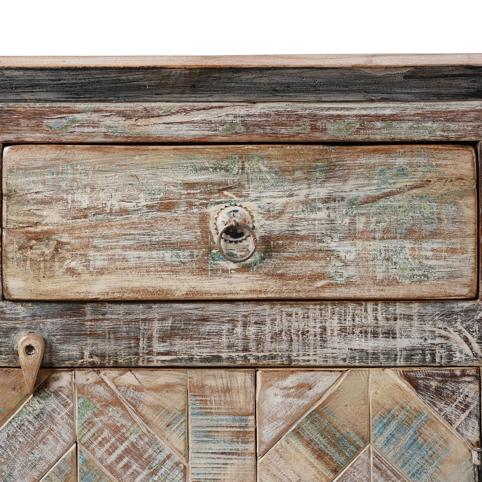 4 Door Sideboard Made From Reclaimed Teak - Image 7