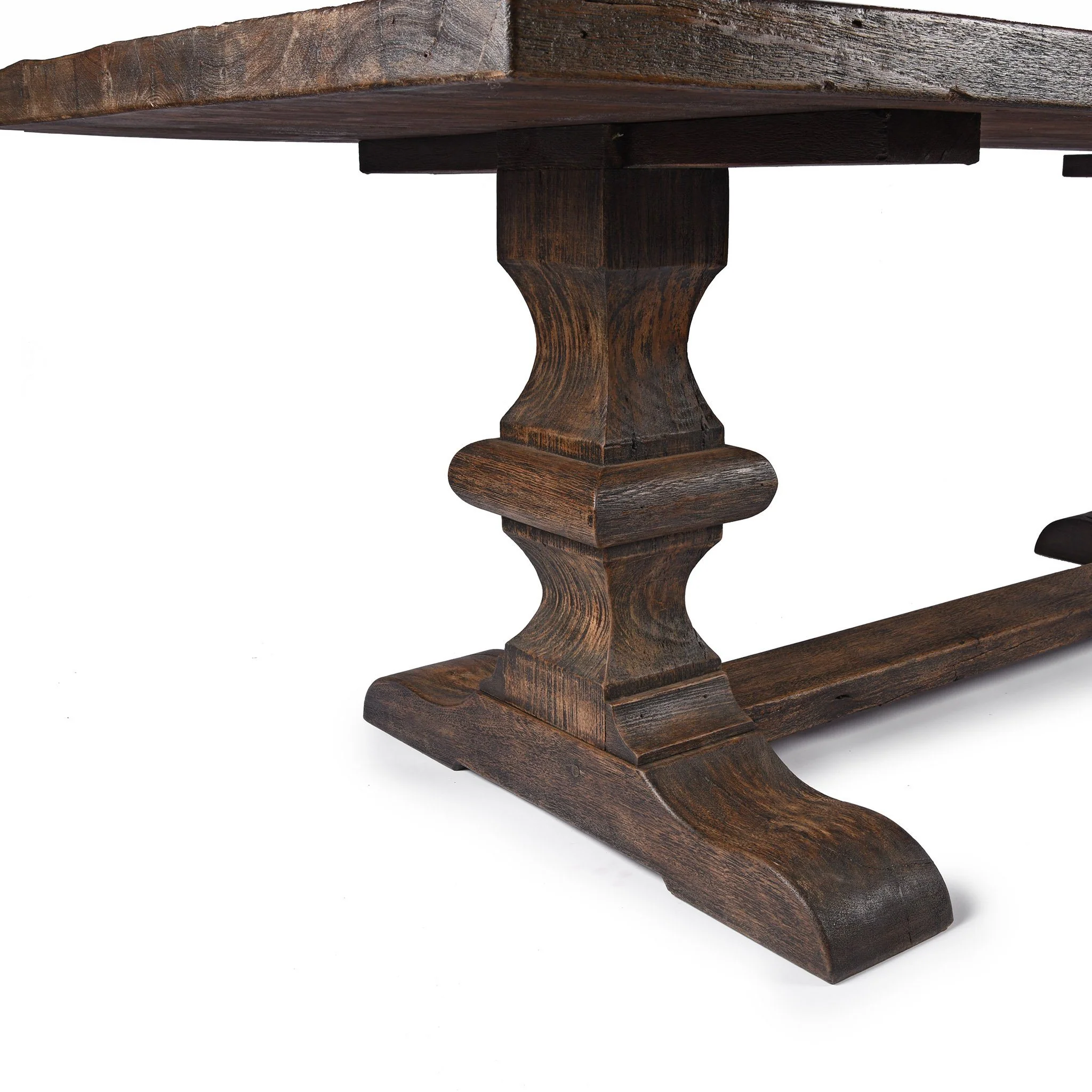 6- 8 Seater Refectory Dining Table - Reclaimed Teakwood - Image 7