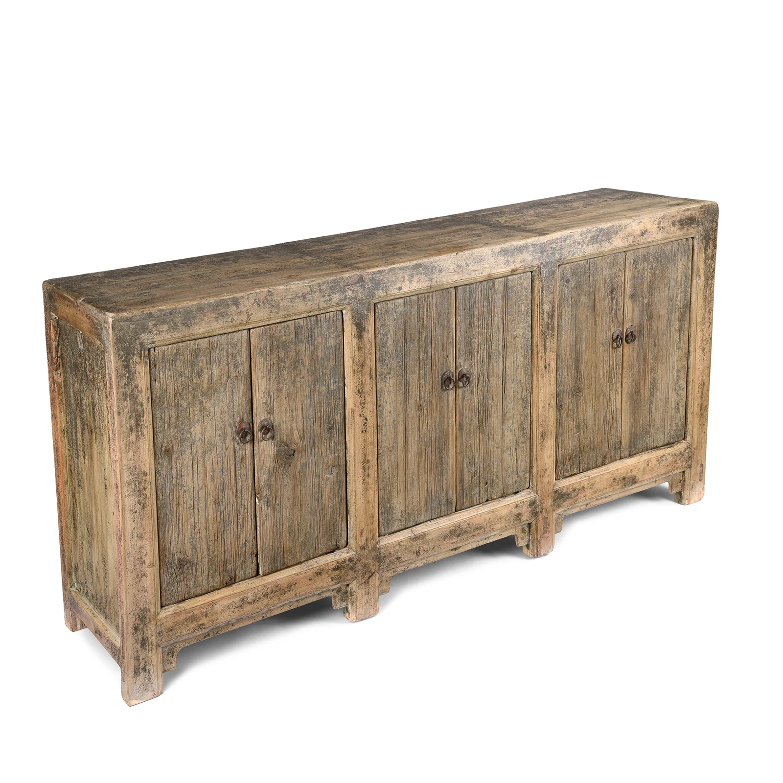 6 Door Elm Sideboard From Mongolia - Image 3