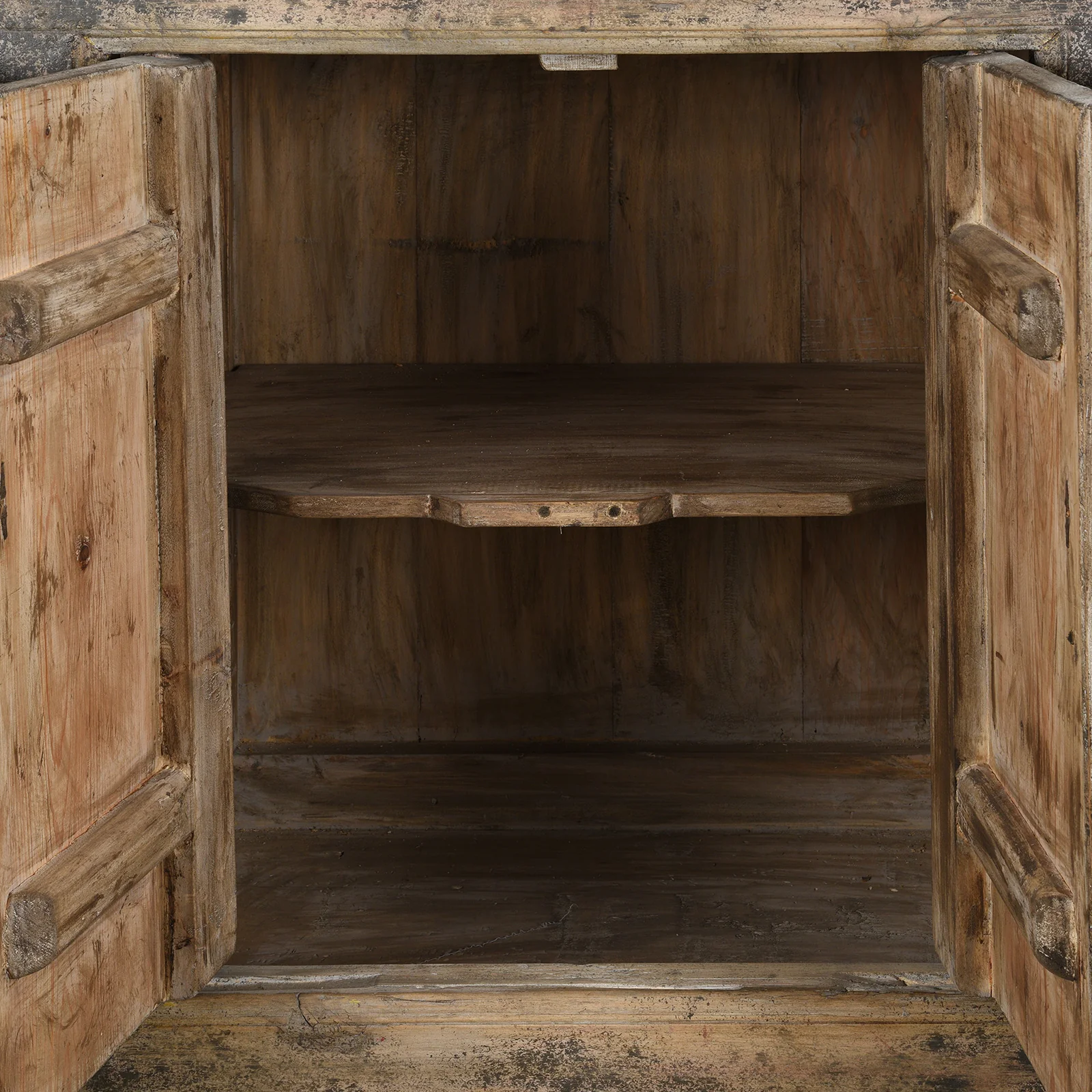 6 Door Elm Sideboard From Mongolia - Image 5