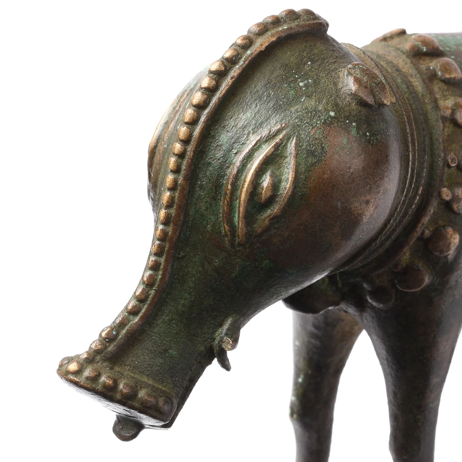 Brass Bhuta Figure Of Panjurli Boar - 18th Century - Image 2