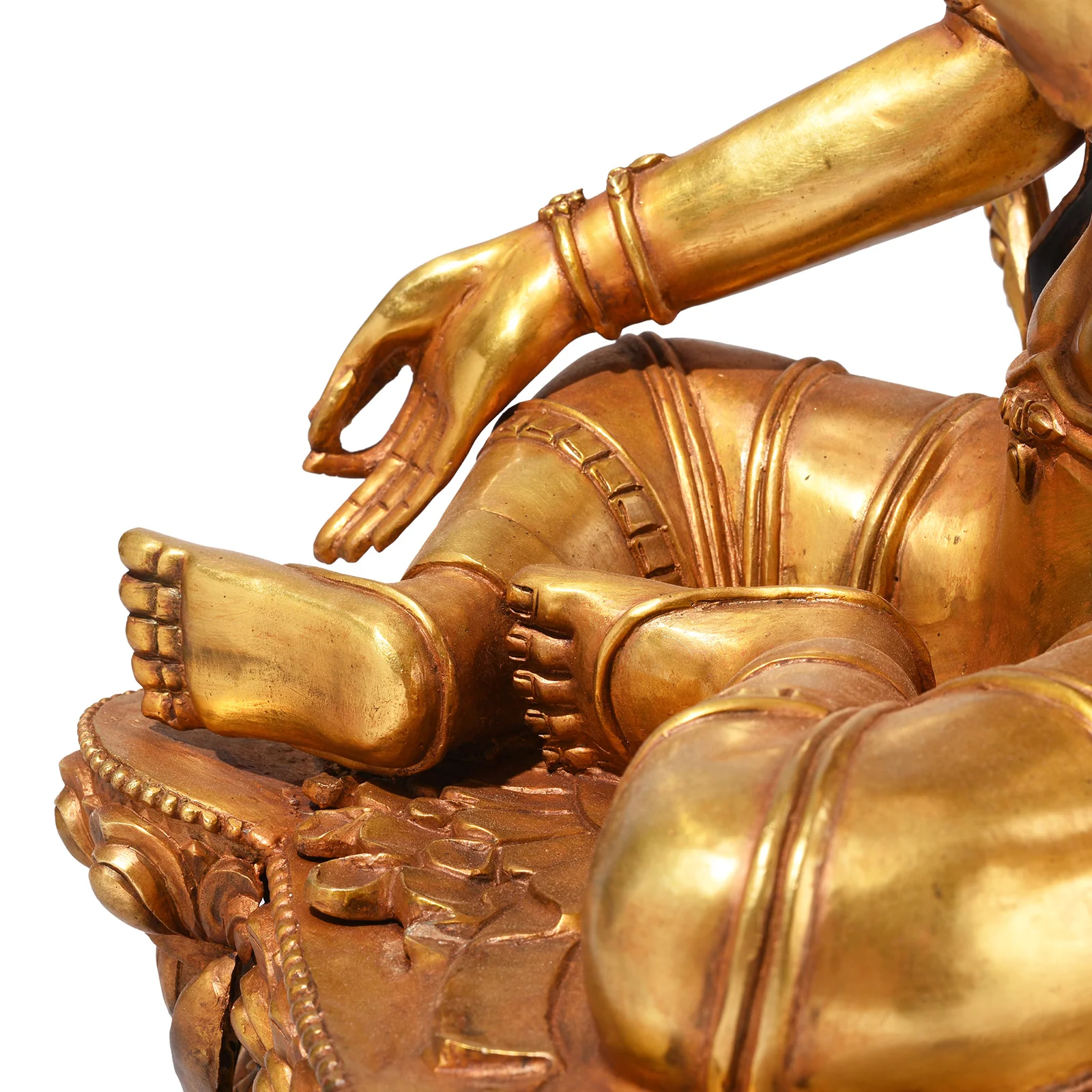 Gilt Bronze Statue Of The Tibetan Goddess Tara - Image 10