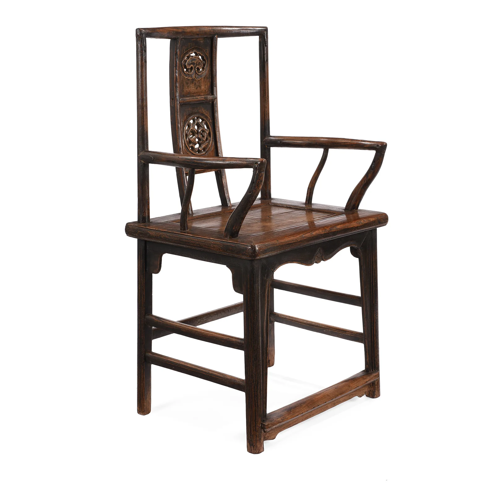 Elm Arm Chair From Shanxi - 19th Century - Image 4