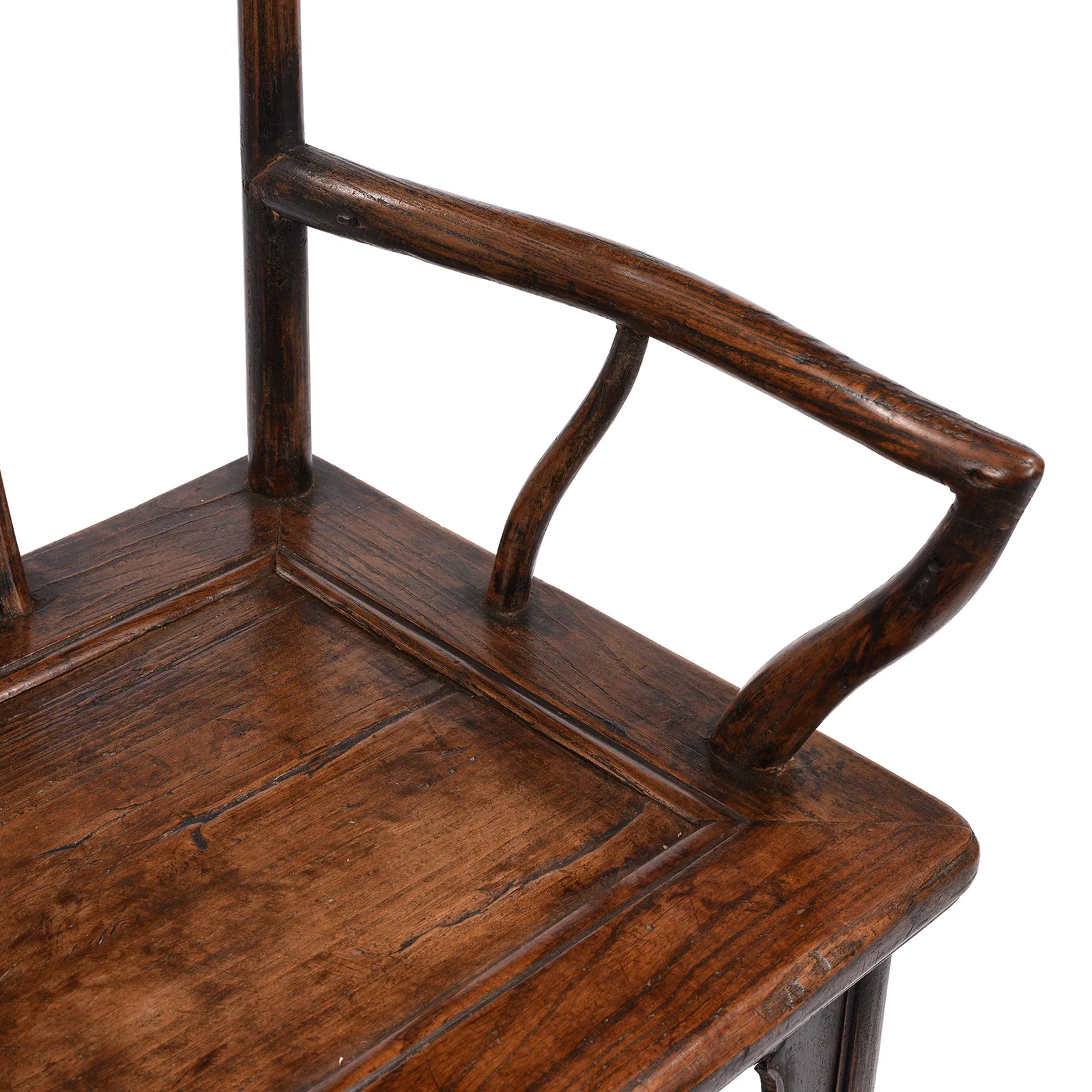 Elm Arm Chair From Shanxi - 19th Century - Image 9