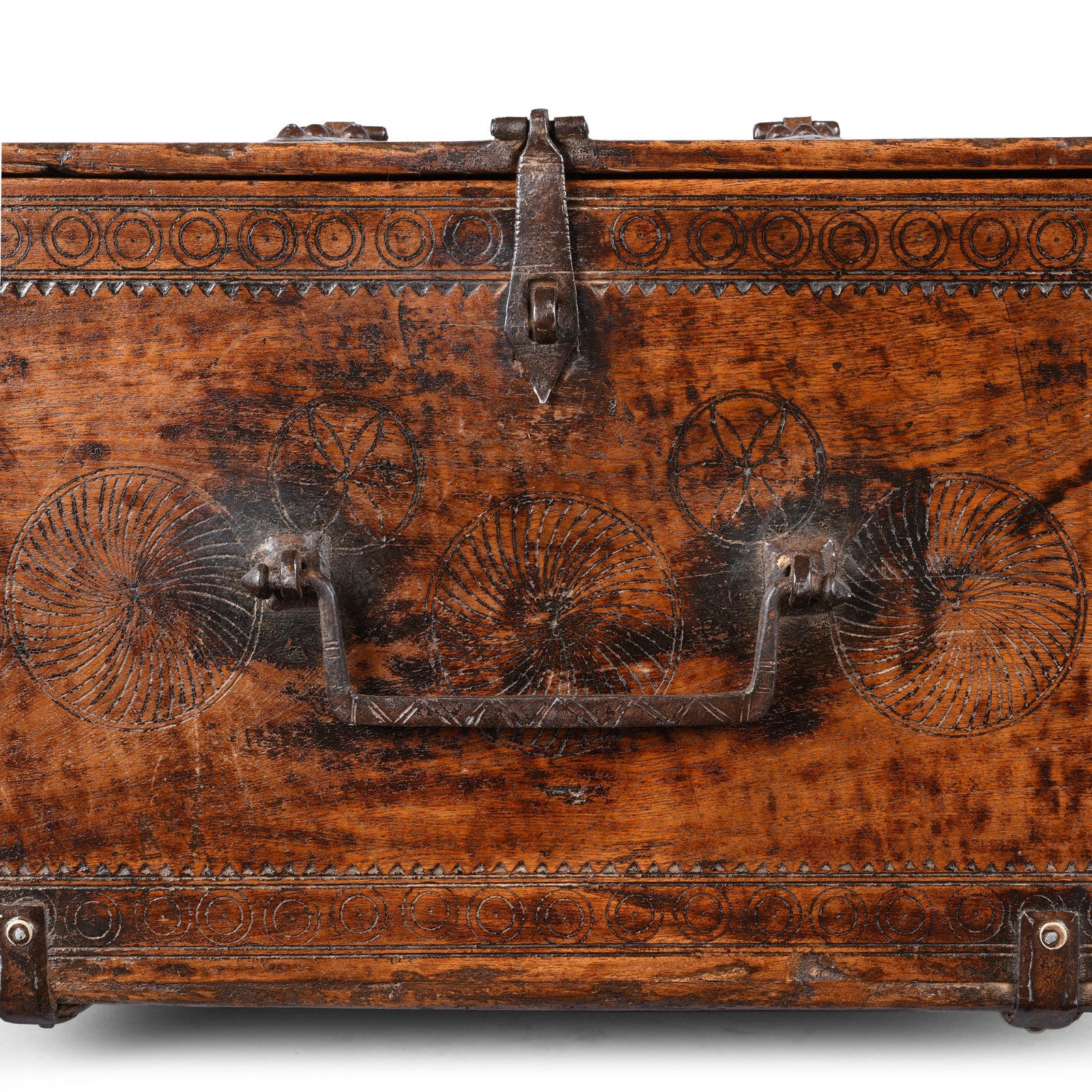 Carved Indian Merchants Box - 19th Century - Image 8