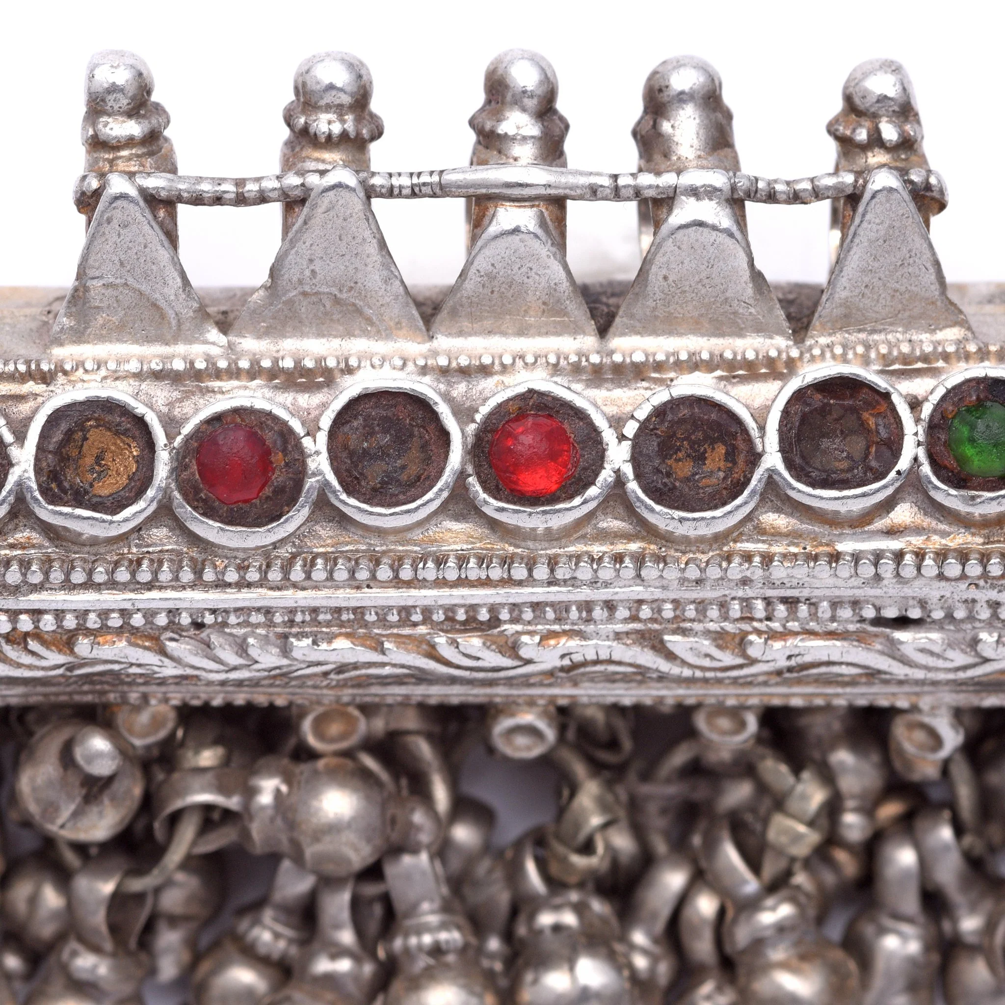 Old Tribal Silver Amulet from Rajasthan - Ca 85 yrs old - Image 2