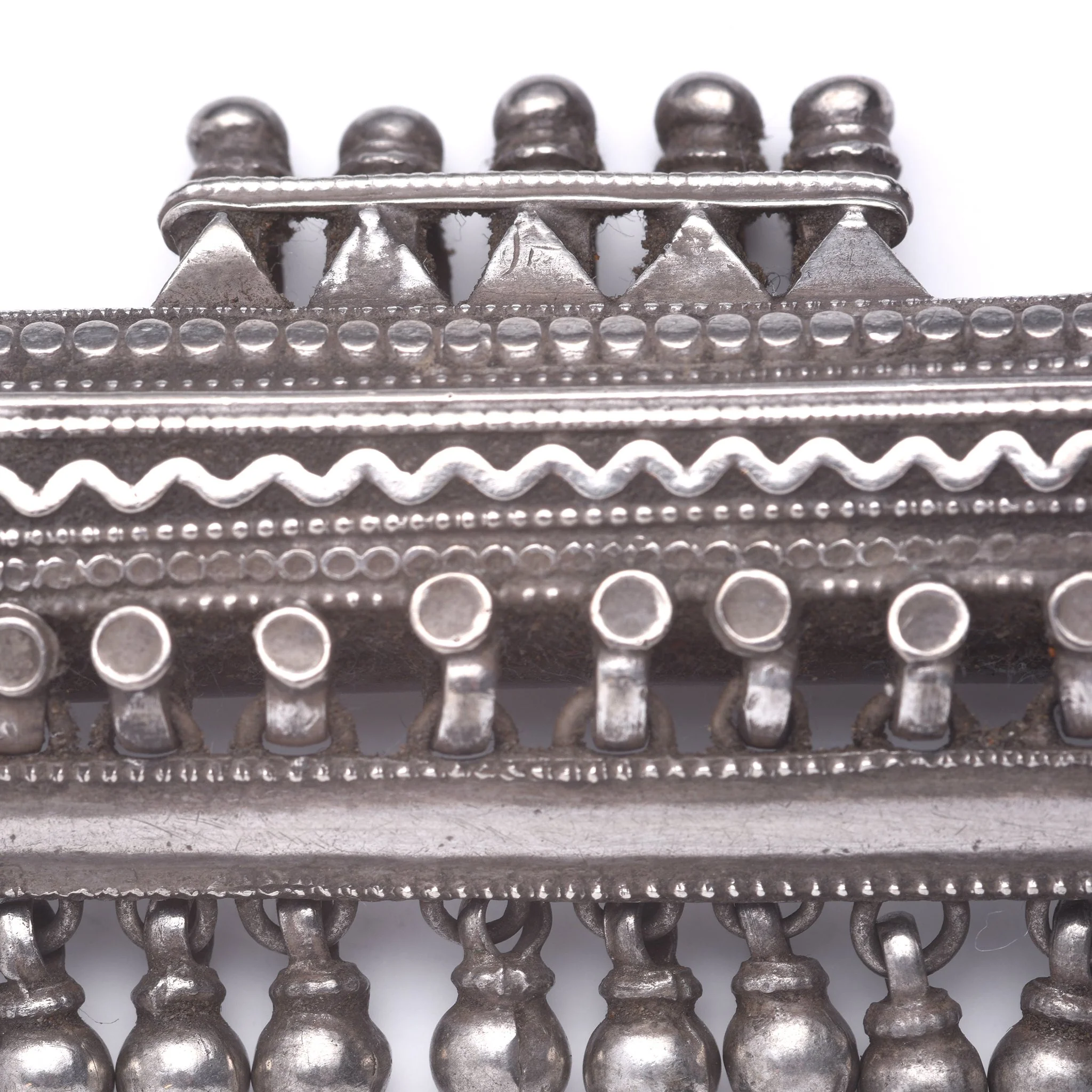 Old Tribal Silver Amulet from Rajasthan - 19thC - Image 2