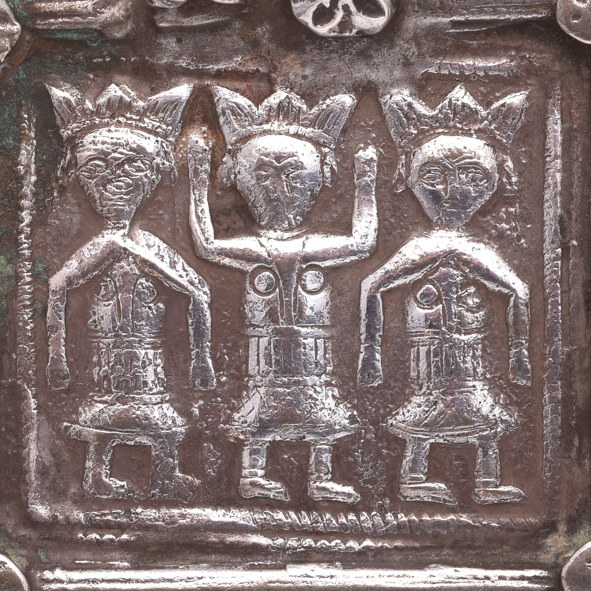 Tribal Silver Amulet Hoi Mata - Ca 1910 - Image 2