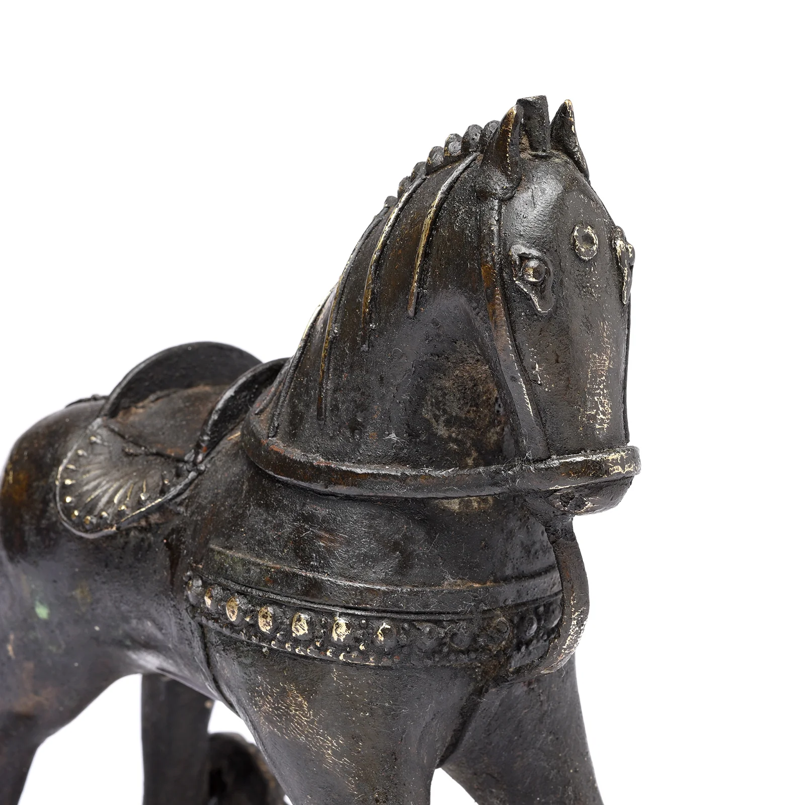 Bronze Horse Wheel Toy From Bundelkhand - 19thC - Image 2