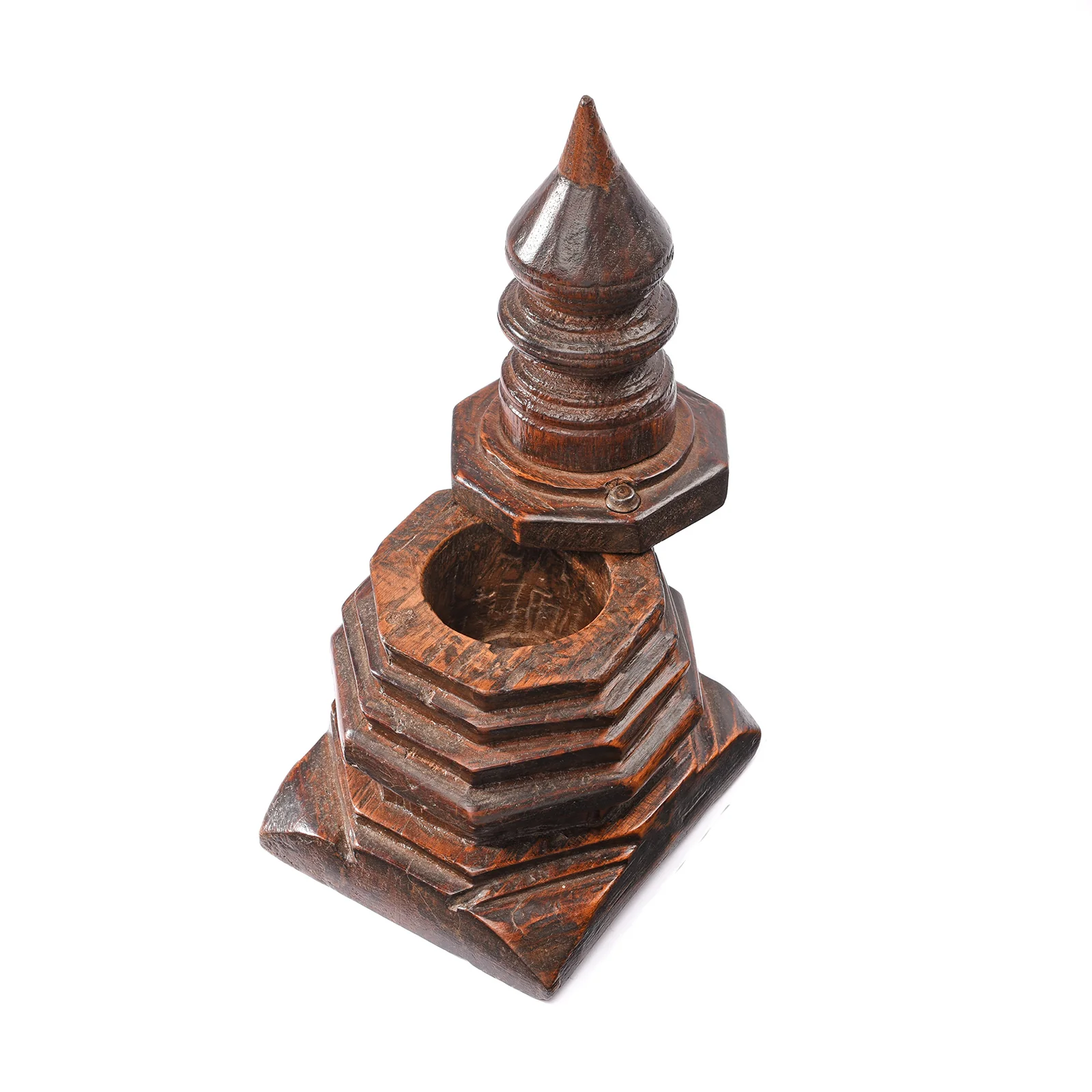Old Tikka Ash Box from Kerala - 19thC - Image 2