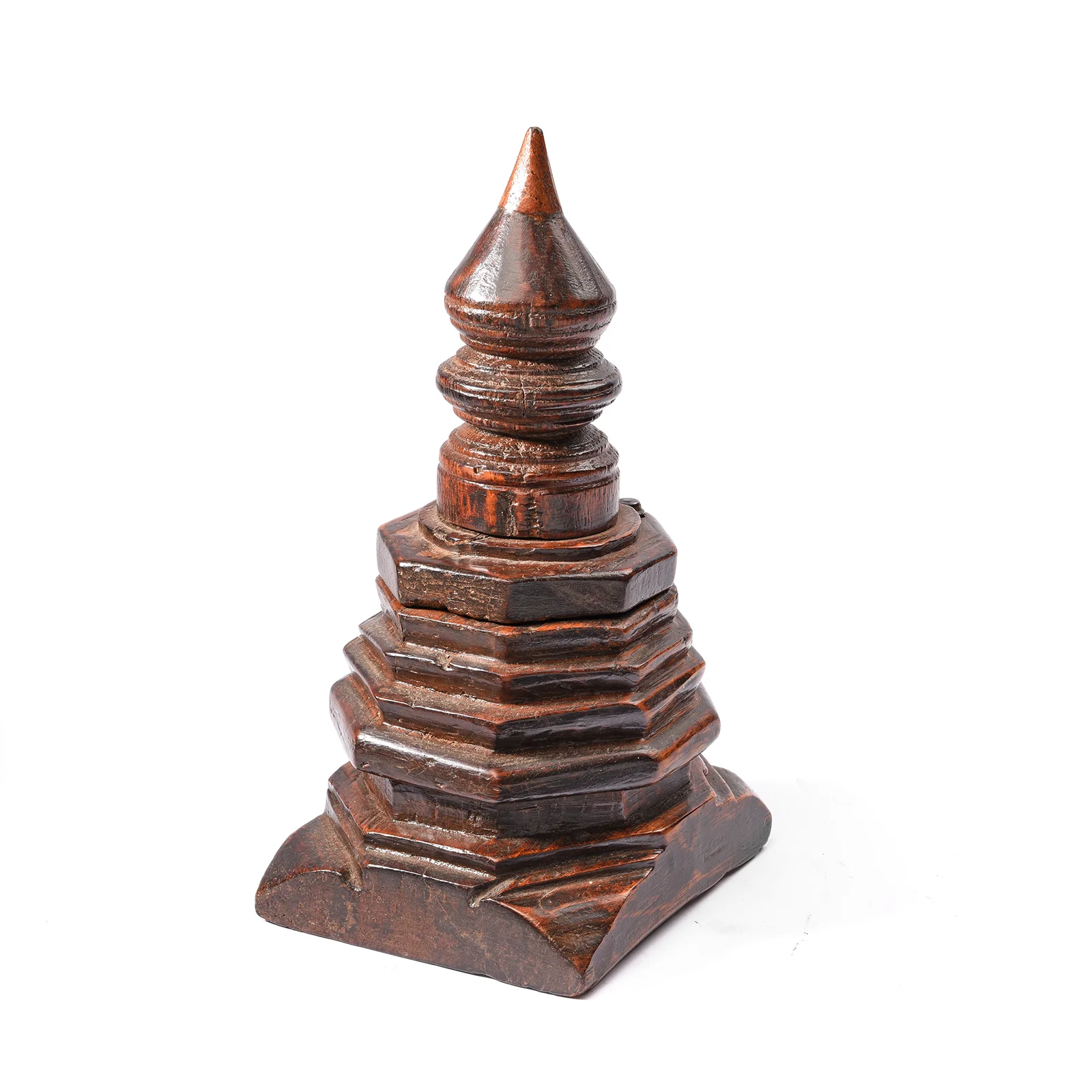 Old Tikka Ash Box from Kerala - 19thC - Image 4