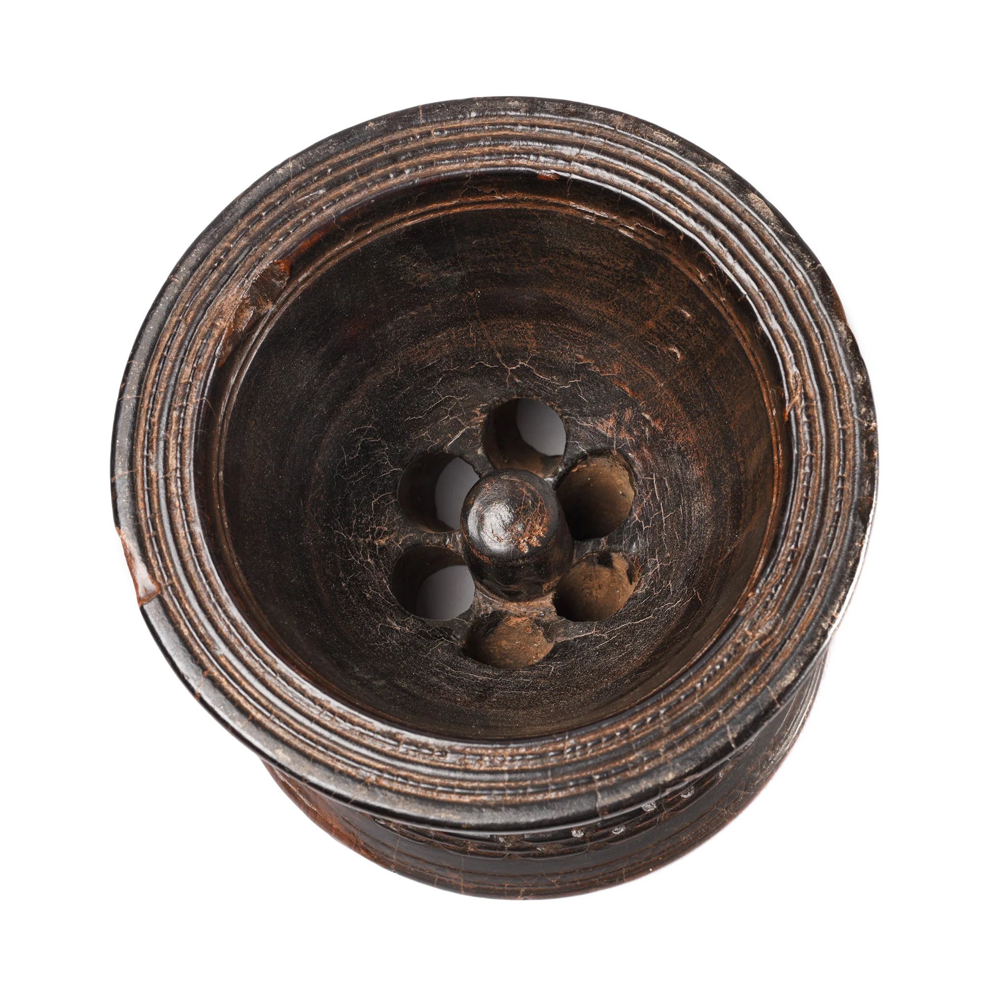 Teakwood Seed Drill From Kerala, South India - 19th Century - Image 2