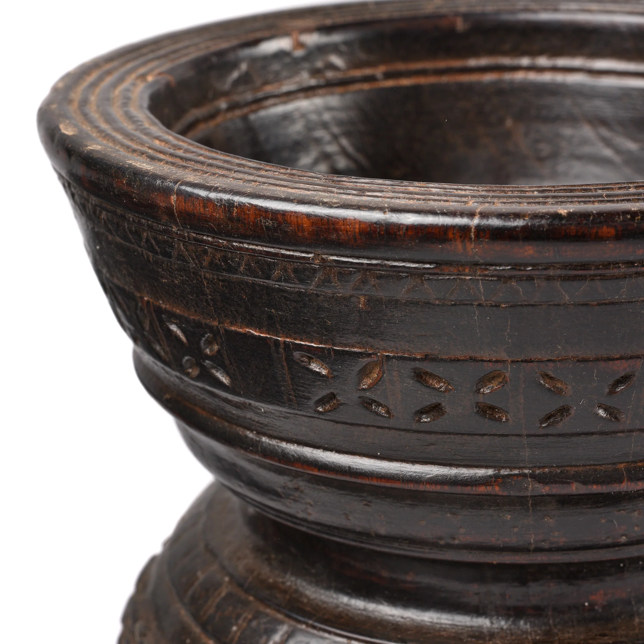 Teakwood Seed Drill From Kerala, South India - 19th Century - Image 3
