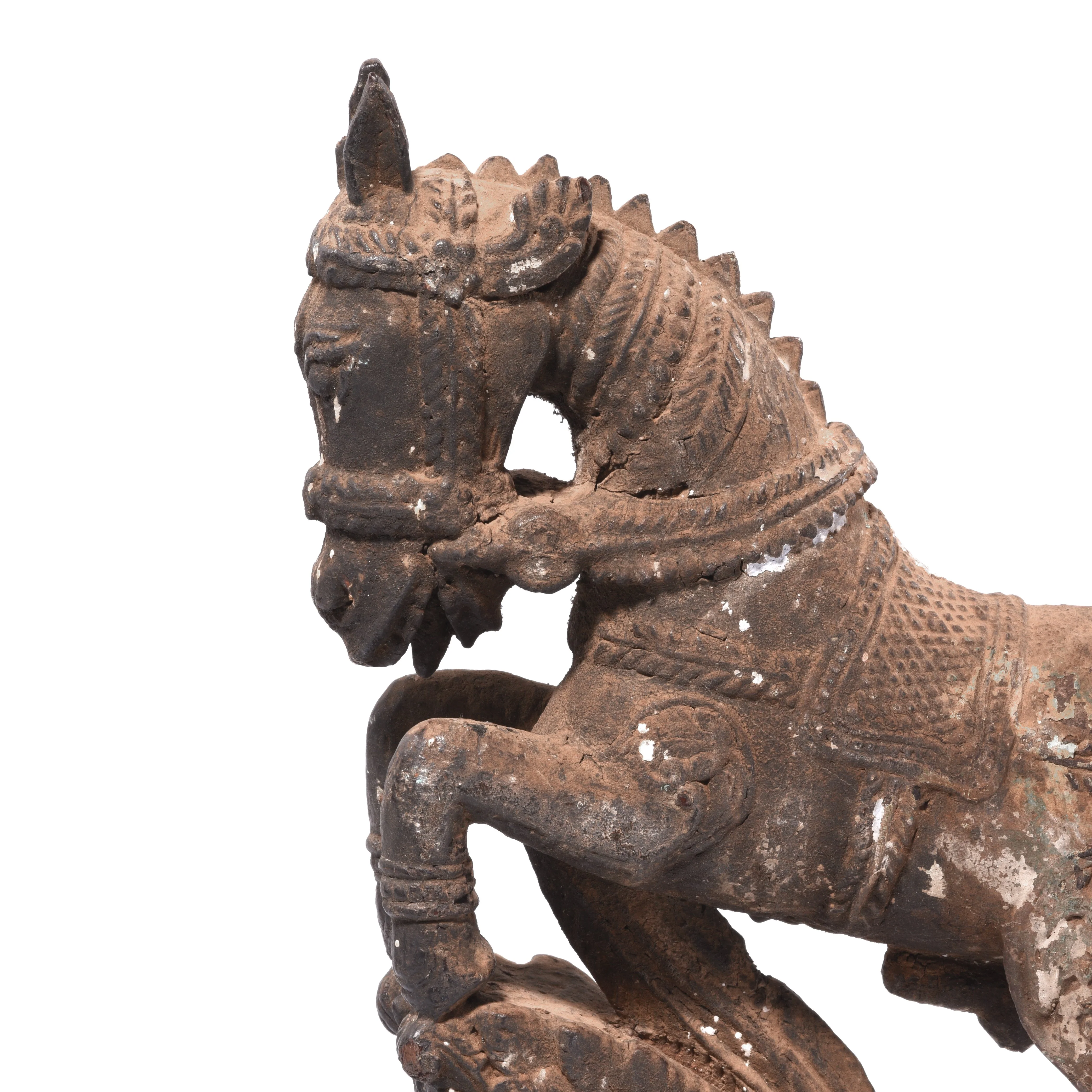 Rosewood Horse Statue - Turban Hanger from Madhya Pradesh - 19thC - Image 3