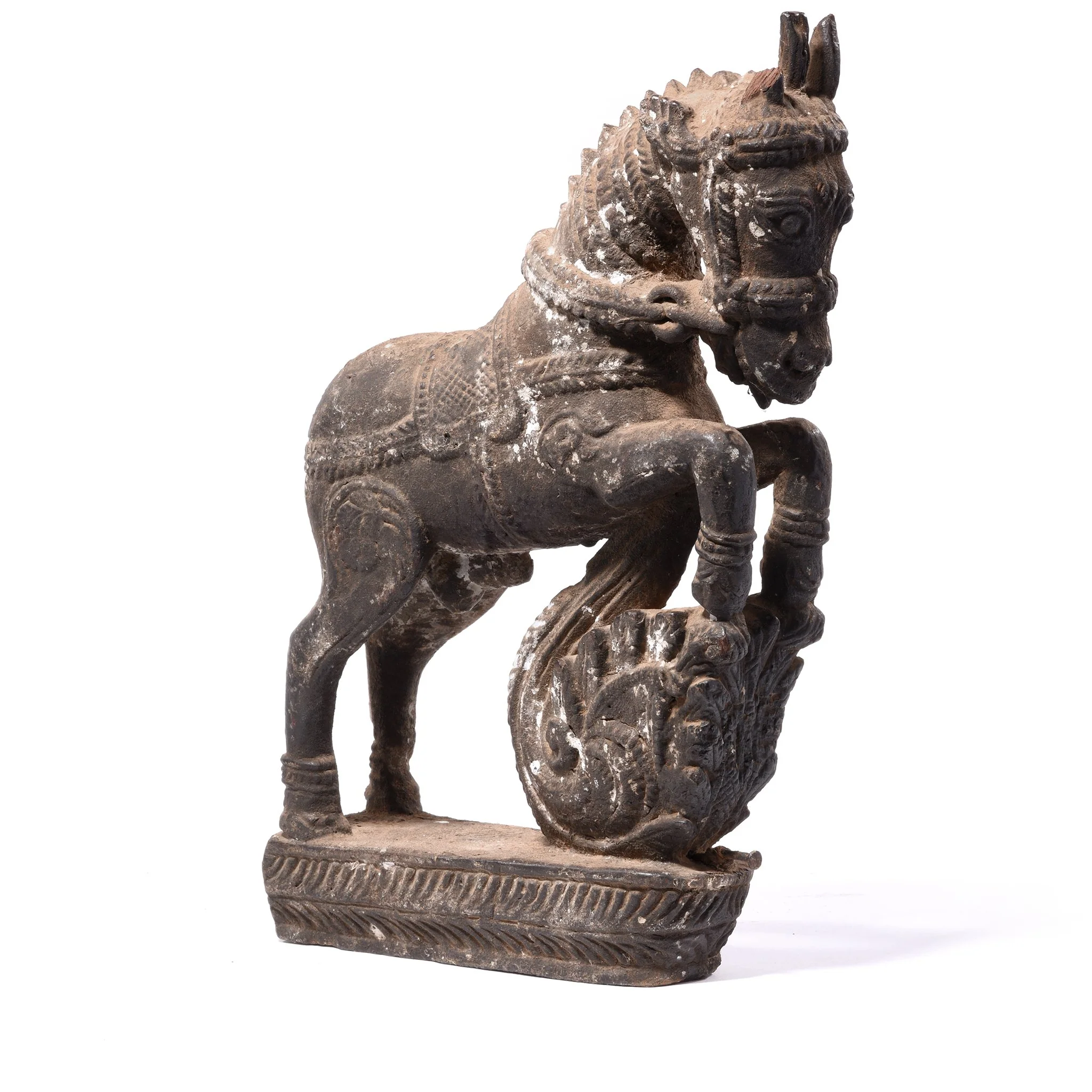 Rosewood Horse Statue - Turban Hanger from Madhya Pradesh - 19thC - Image 5