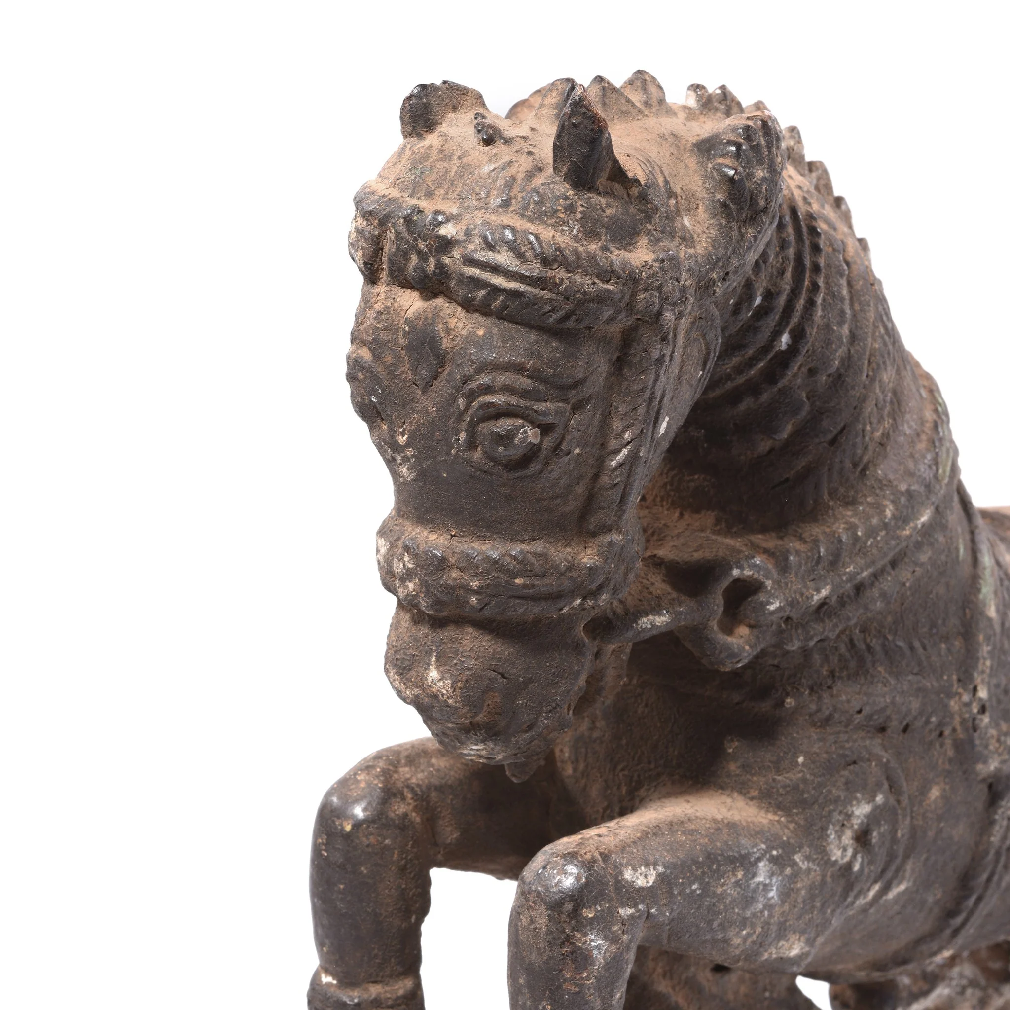 Rosewood Horse Statue - Turban Hanger from Madhya Pradesh - 19thC - Image 9