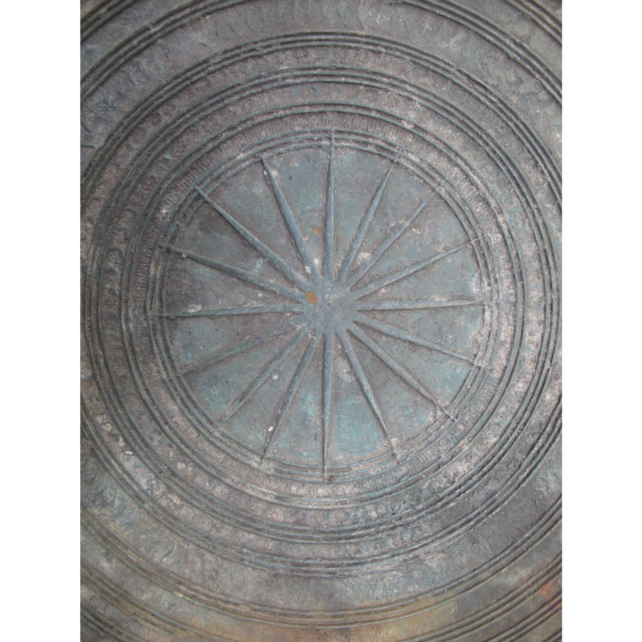 A Sino-Shan Bronze Frog Drum From Laos 75 - 100 Yrs Old - Image 13
