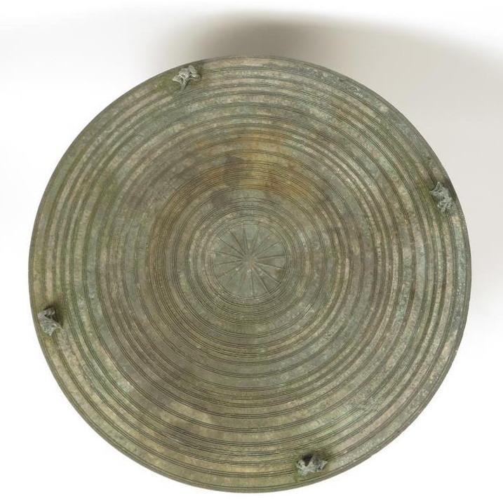 A Sino-Shan Bronze Frog Drum From Laos 75 - 100 Yrs Old - Image 2