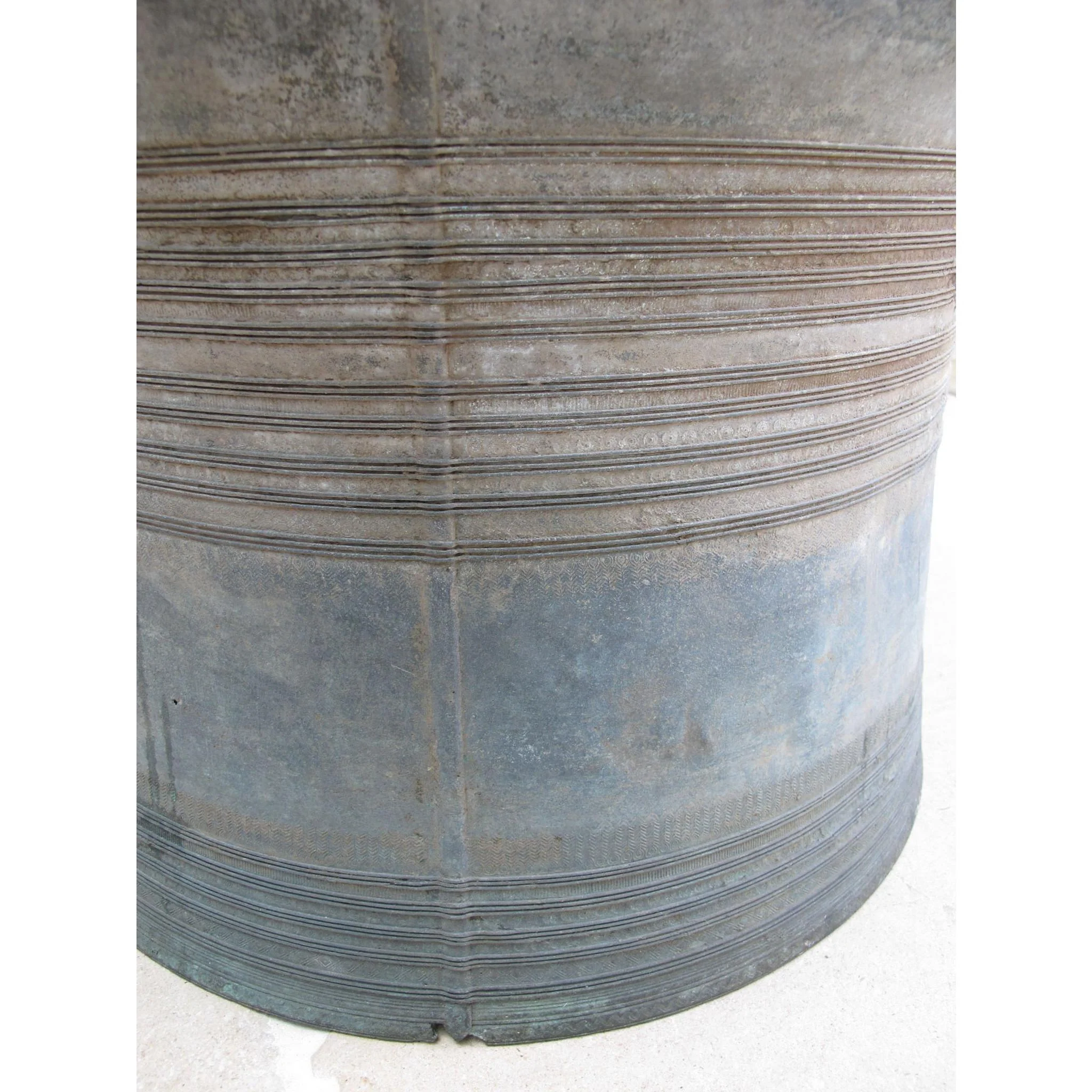 A Sino-Shan Bronze Frog Drum From Laos 75 - 100 Yrs Old - Image 5
