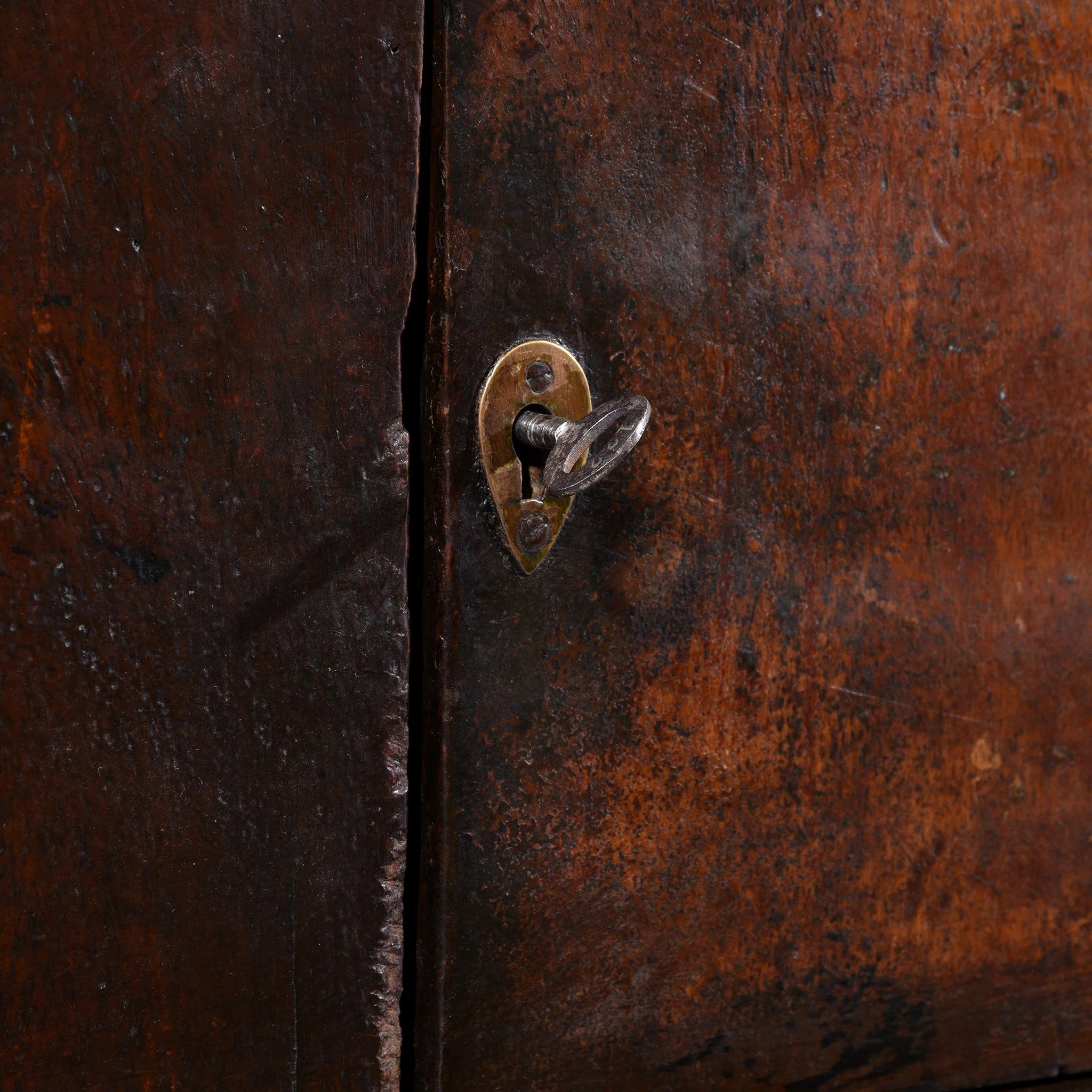 Brass Bound Rosewood Cabinet From Kerala-South India - 19thC - Image 10