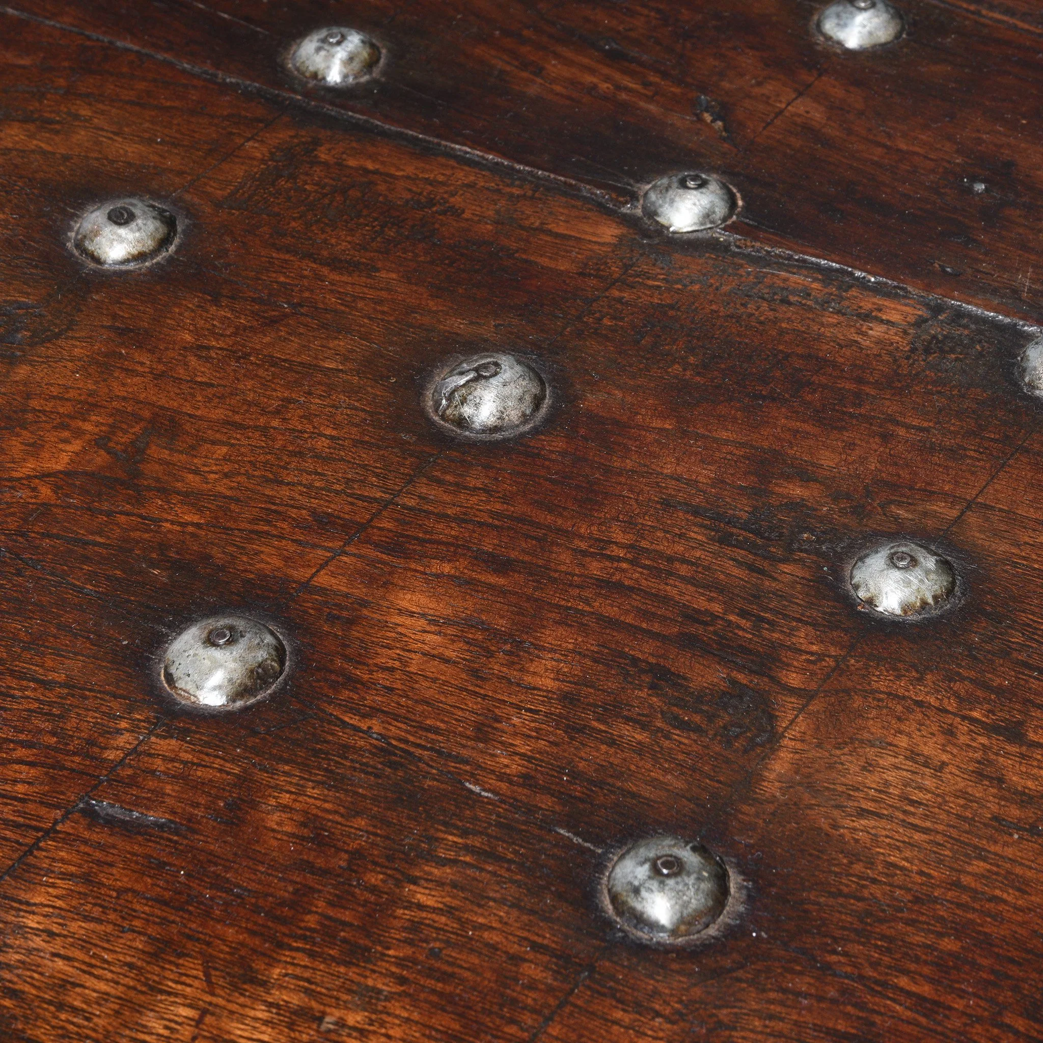 Brass Bound  Rosewood Jewellery Box From Kutch - 19Th C - Image 5