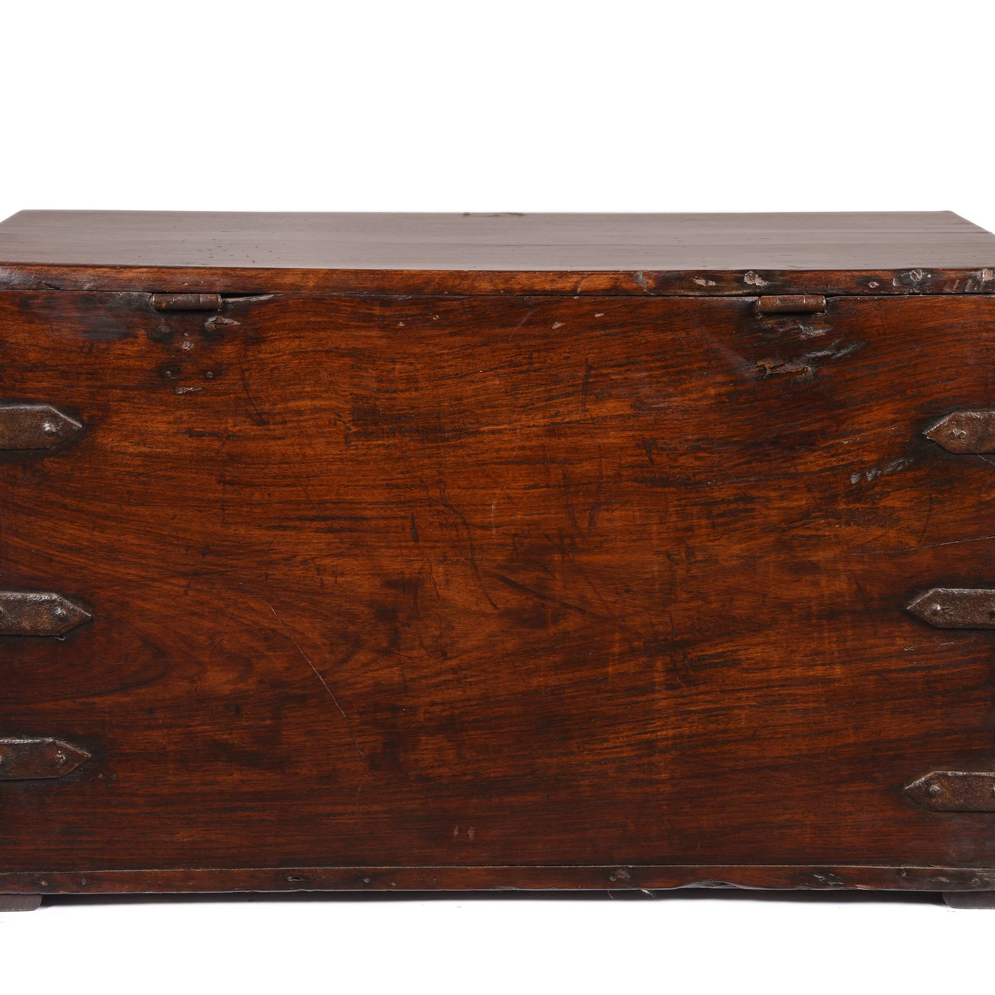 Brass Bound Rosewood Chest from Kutch - 19thC - Image 8