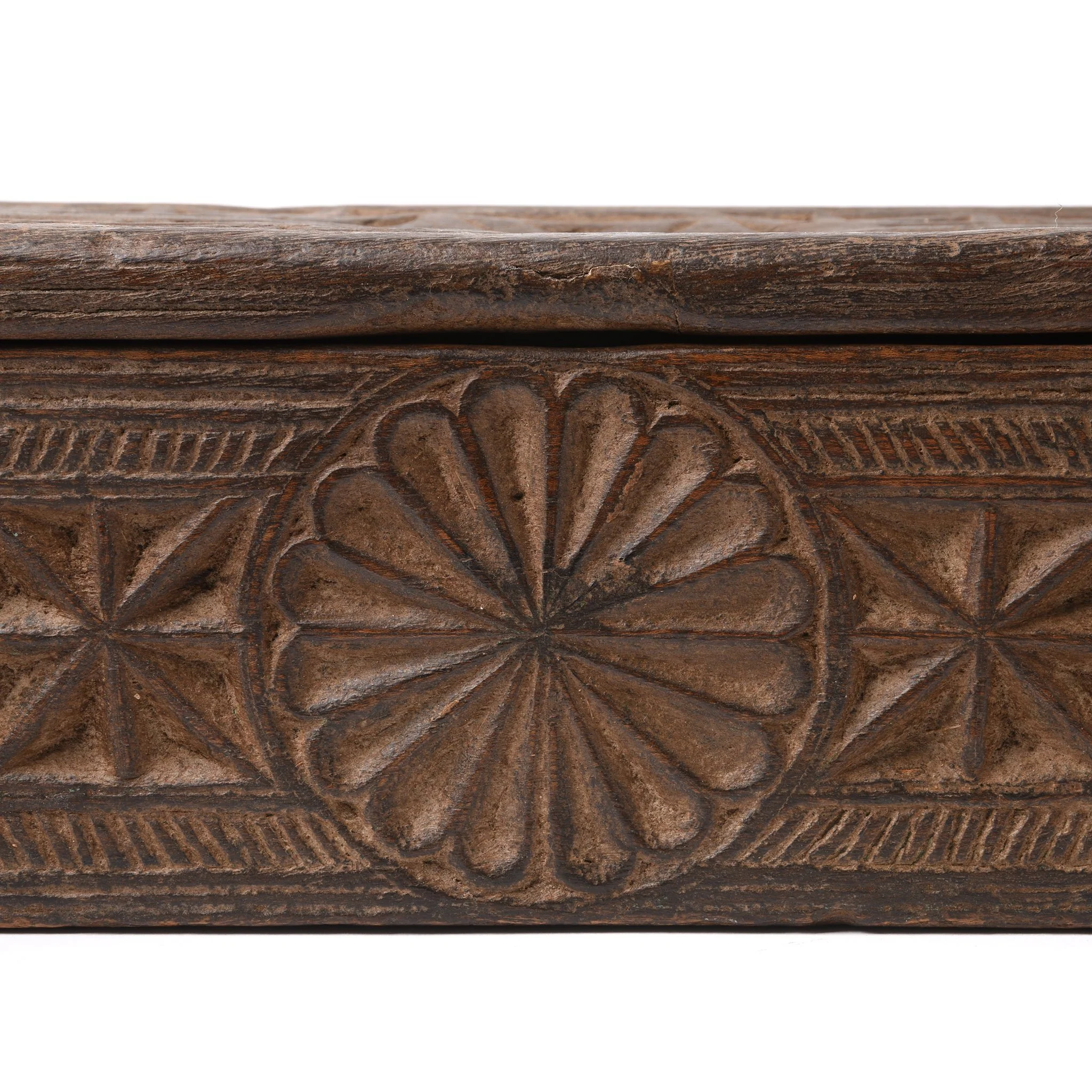 Carved Teak Harpa Box From Banswara - 19thC - Image 5