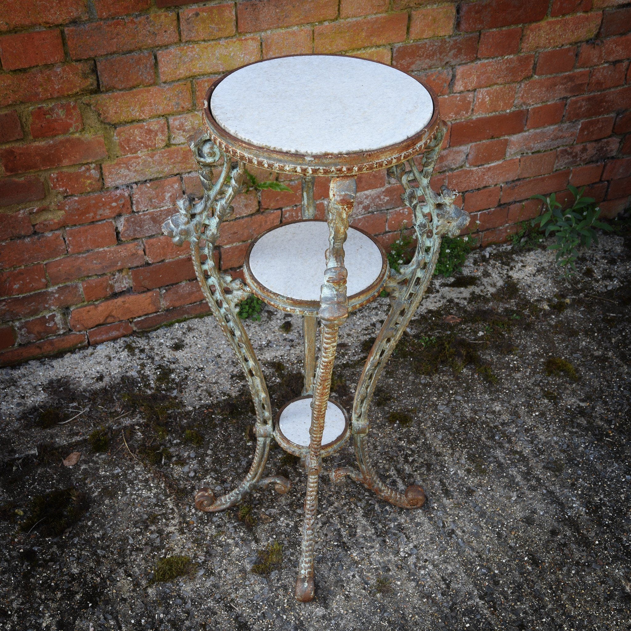 Cast Iron 3 Tier Plant Stand - Image 3